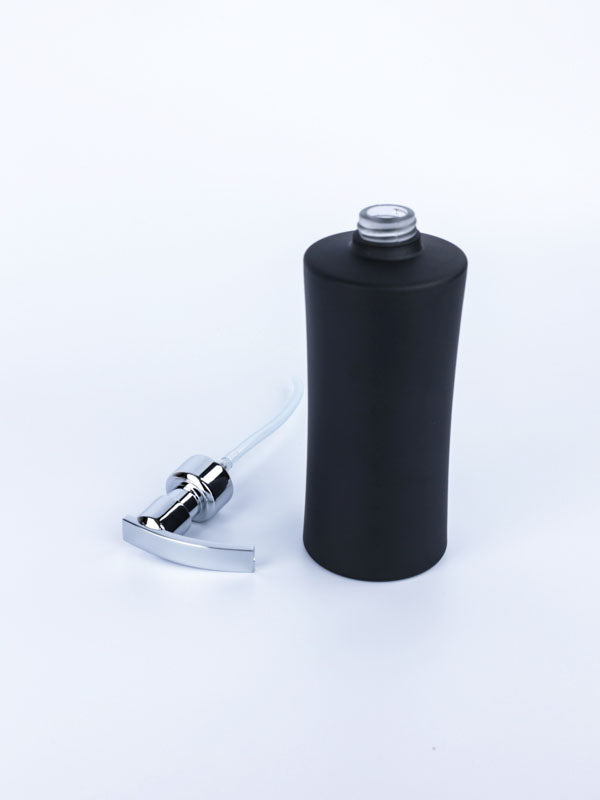 Glasseifenspender WINDISCH schwarz - chrom