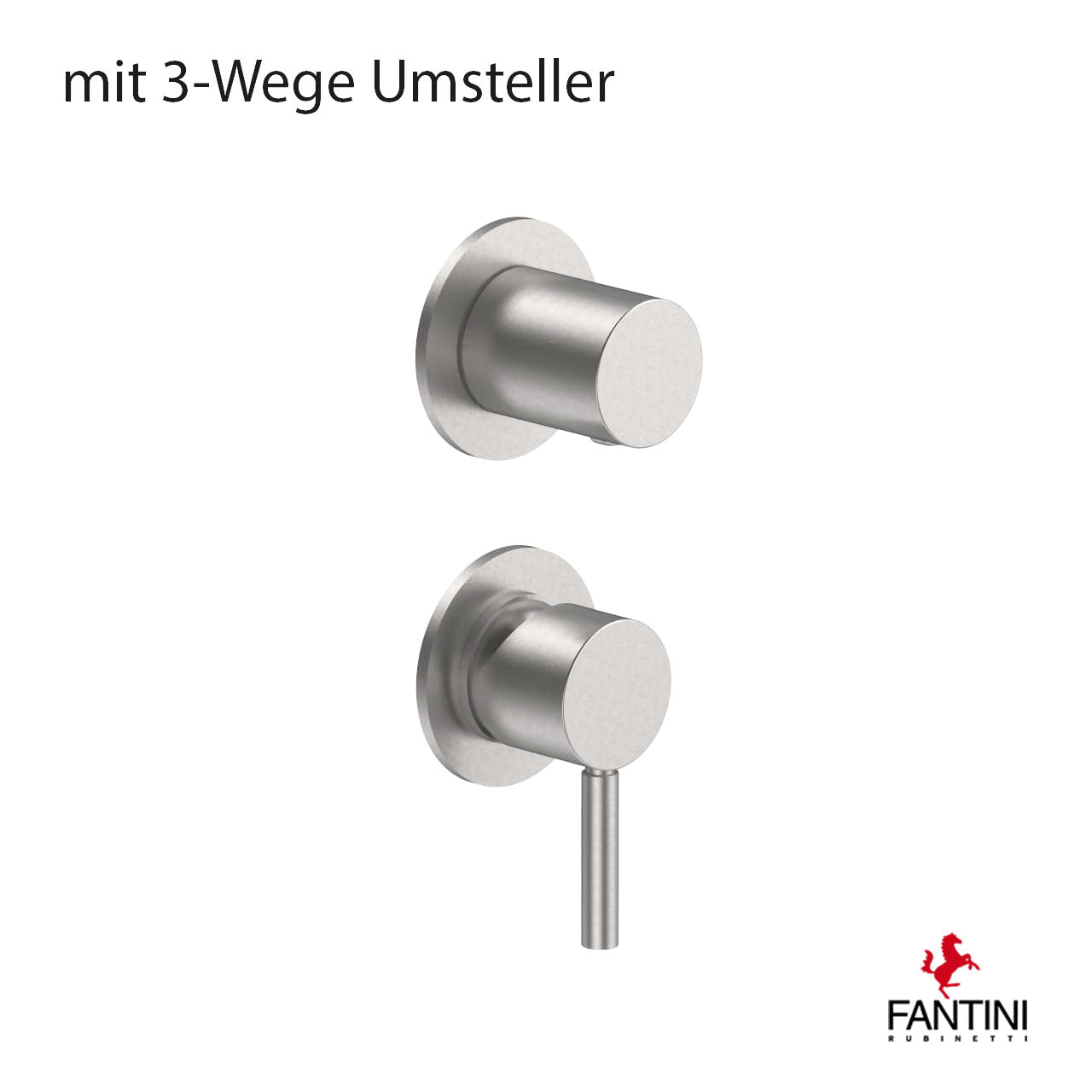 Fantini Unterputz Duscharmatur Raw Metal