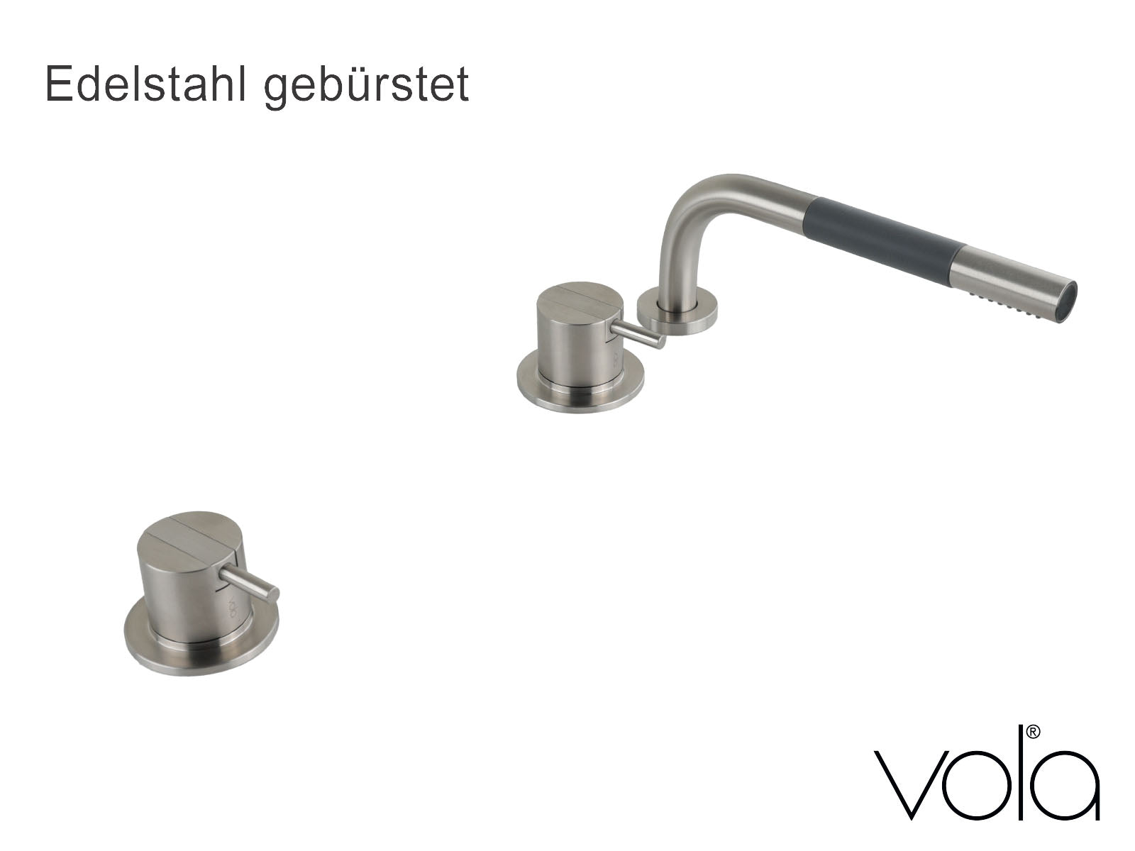 Vola SC3-40 Edelstahl gebürstet