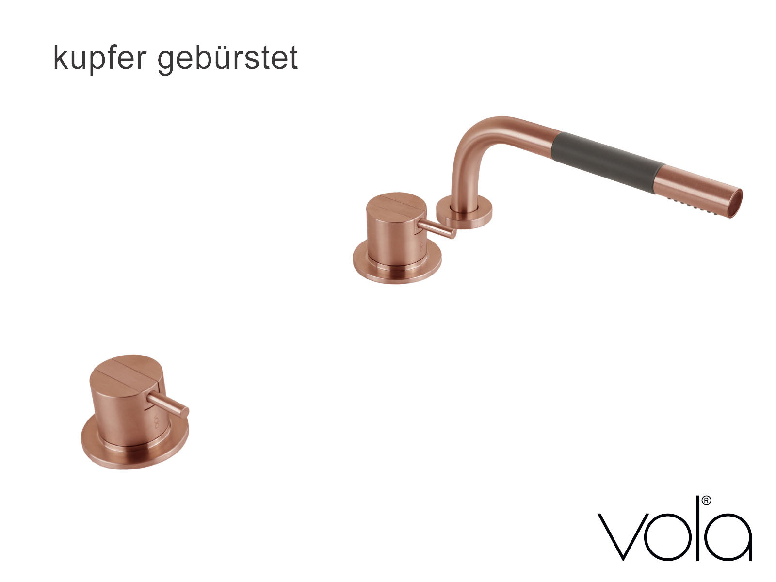 Vola SC3-64 kupfer gebürstet