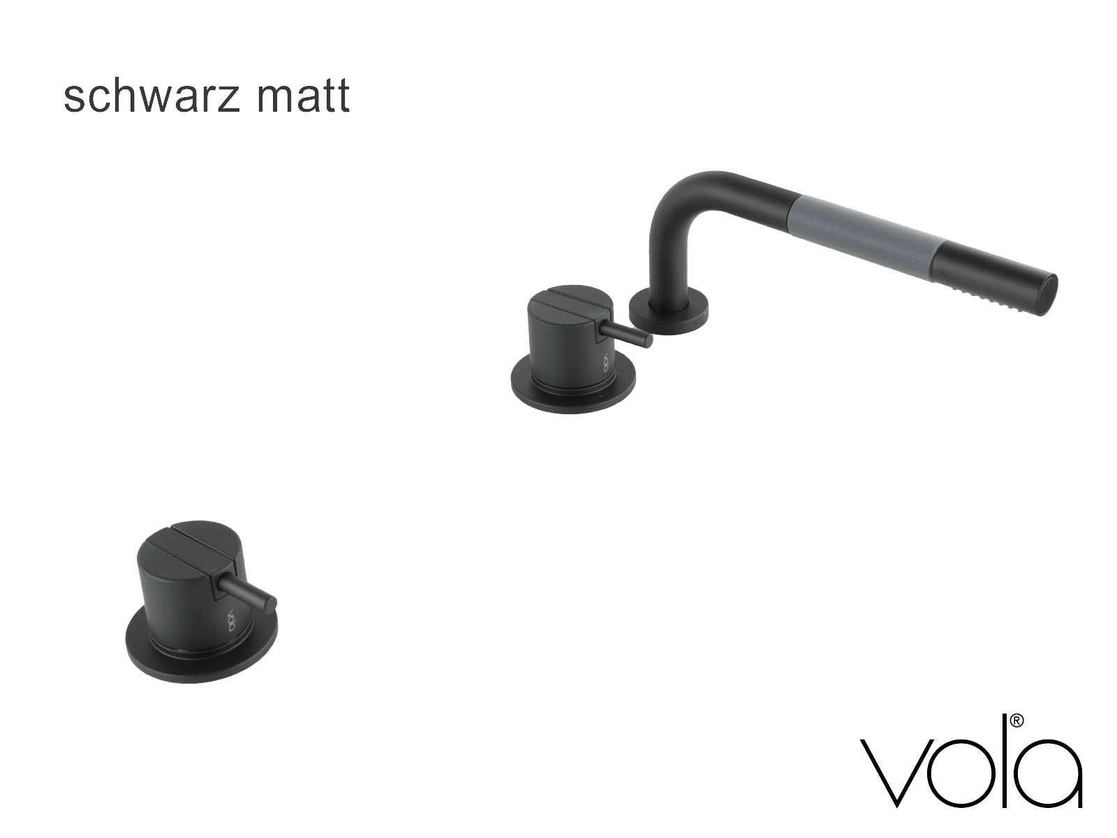 Vola SC3-27 schwarz matt