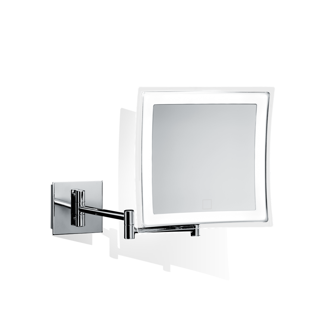 Battery LED 5X Wall Cosmetic Mirror BS 84 Touch - Chrome