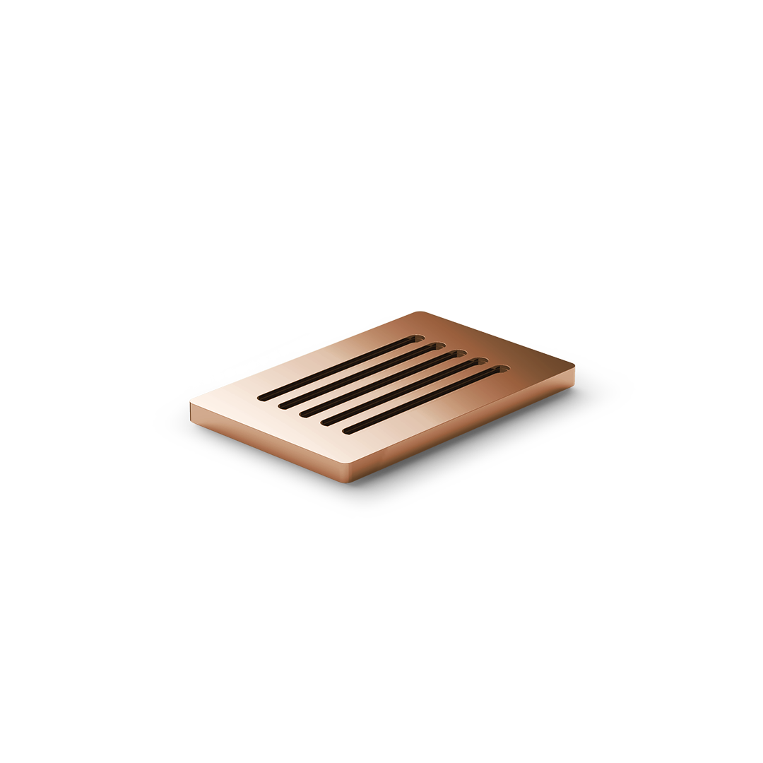Elegante Seifenschale in Roségold für ein trendiges Badezimmerdesign, DW900 von Decor Walther, zu finden bei DasFeineBad.
