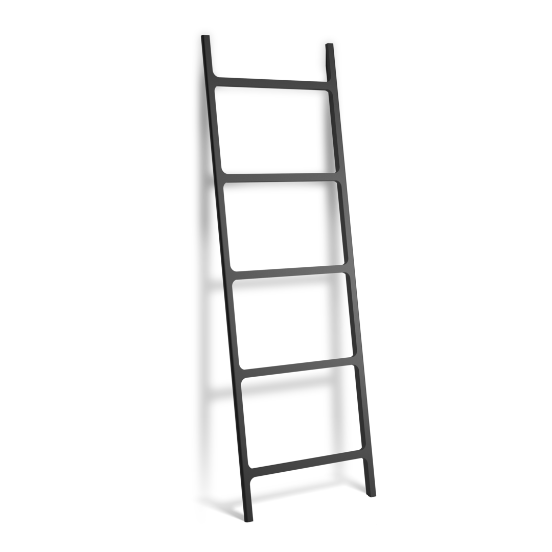 STONE Black HTL towel ladder matt black