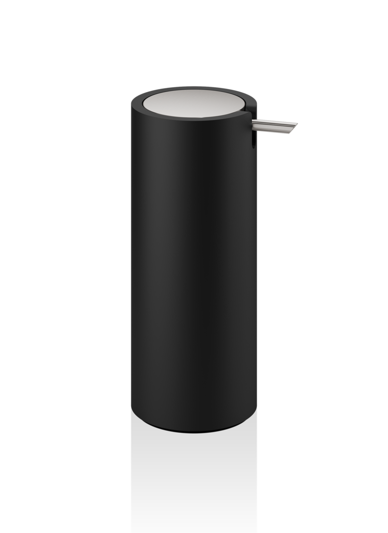 STONE Black SSP soap dispenser matt black - matt stainless steel
