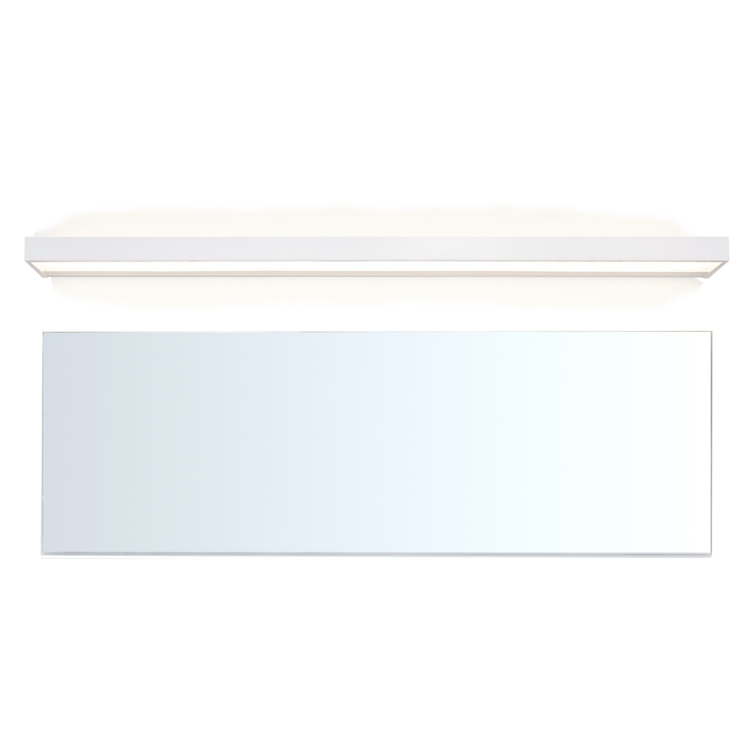 Elegante und dezente Beleuchtung mit der Decor Walther Box 150 in Weiß matt von dasfeinebad, ideal für ein friedvolles und stilvolles Badezimmerambiente