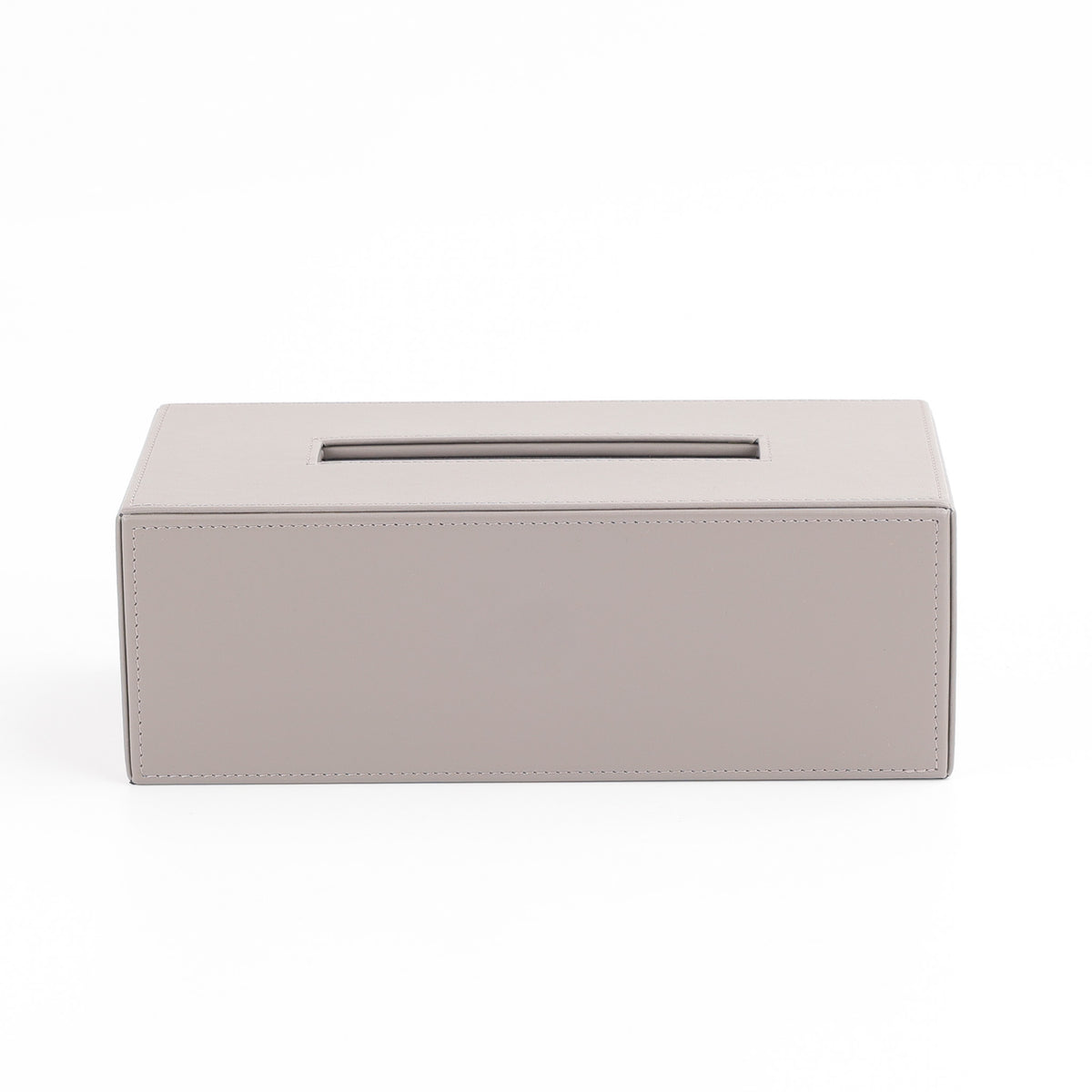 Decor Walther Brownie KB 40 Tissuebox rechteckig veganes Kunstleder Taupe