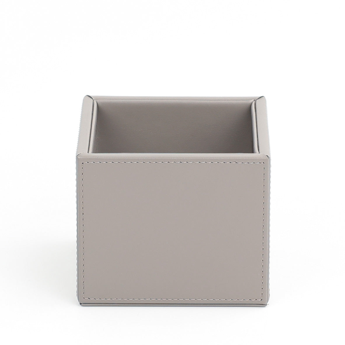 Decor Walther Brownie UB Utensilienbehälter veganes Kunstleder Taupe Mehrzweckdose
