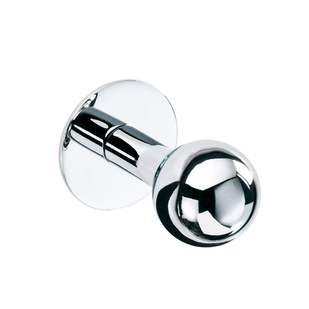 Wandmontierter Handtuchhaken CL HAK1 von Decor Walther aus massivem Messing in Chrom