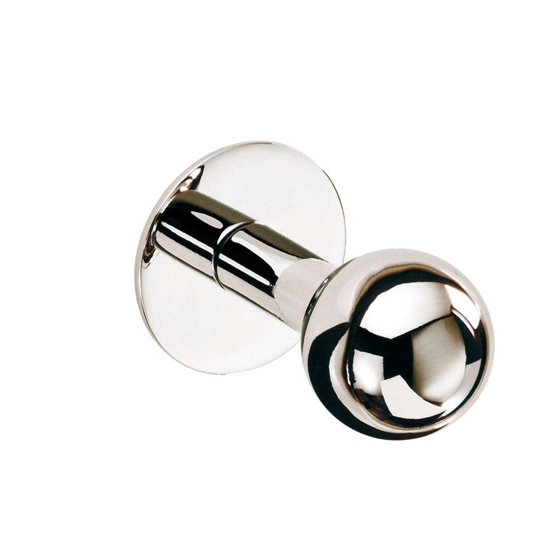 Detailansicht des Handtuchhakens CL HAK1 von Decor Walther in Nickel poliert