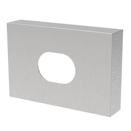 Hygienebeutelspender aus Edelstahl matt Decor-Walther FB7, elegante Wandhalterung fuer Hygienebeutel im Badezimmer oder Gaeste WC.