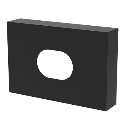 Mattschwarzer Hygienebeutelspender Decor-Walther FB7 zur Wandmontage, stilvolle Loesung fuer Hygienebeutel im modernen Bad.