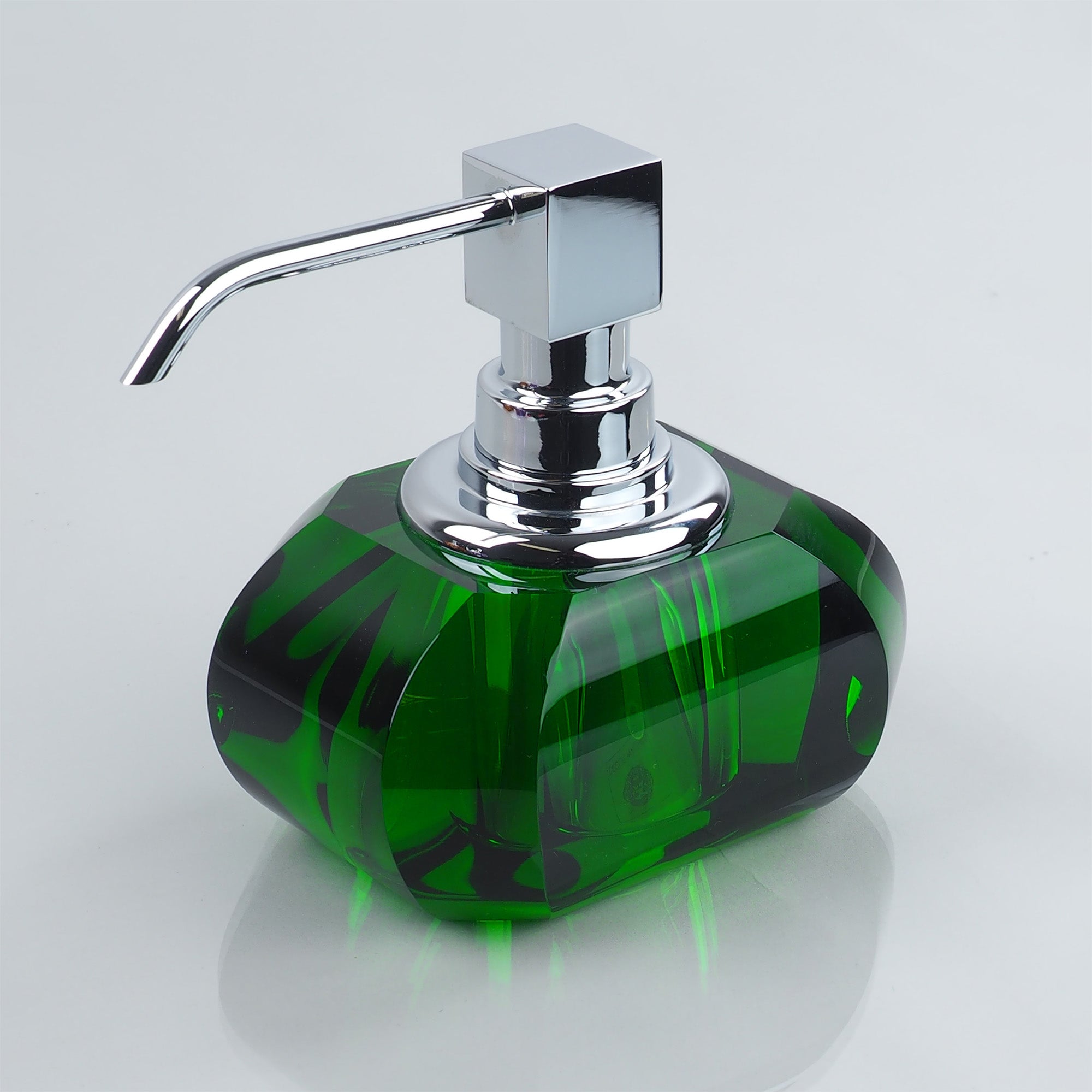 Crystal Soap Dispenser KR SSP - Chrome