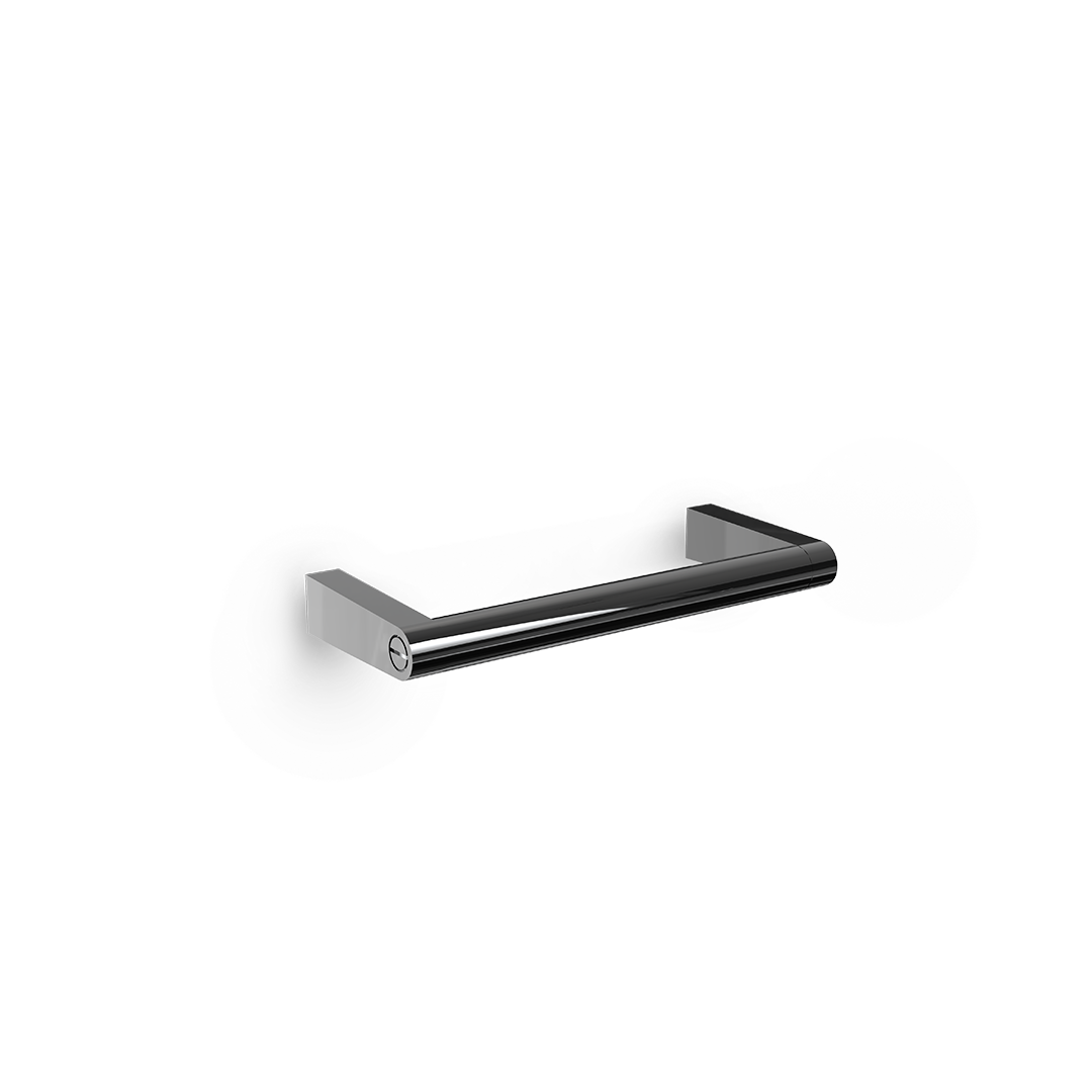 Decor-Walther SOHO HTE Handtuchstange 20 cm aus massivem Messing in Schwarz Chrom matt PVD für moderne Designbäder, Artikelnummer: 0680458
