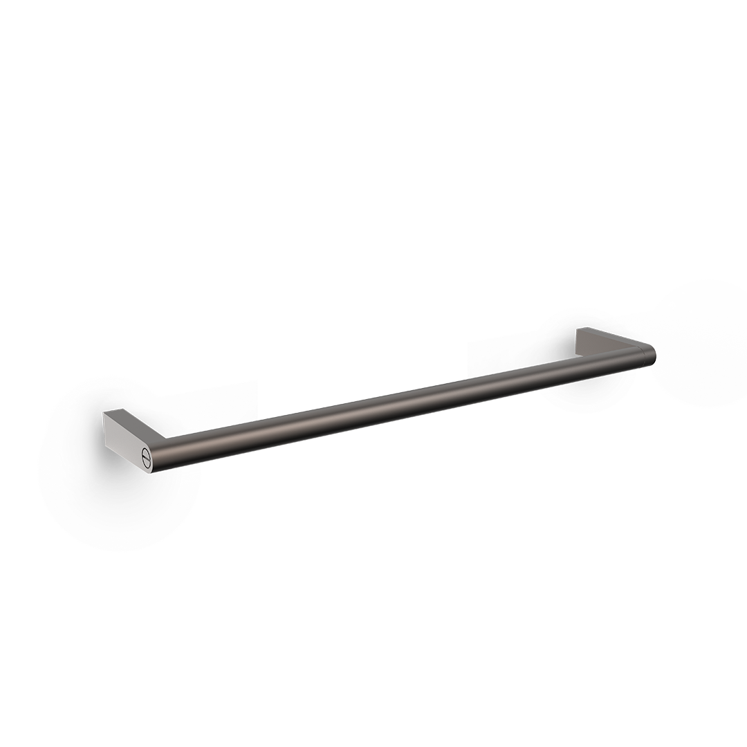 Decor-Walther SOHO HTE Handtuchstange 45 cm aus massivem Messing in Dark Metal matt PVD mit hochwertiger Oberflächenveredelung, Artikelnummer: 0680659