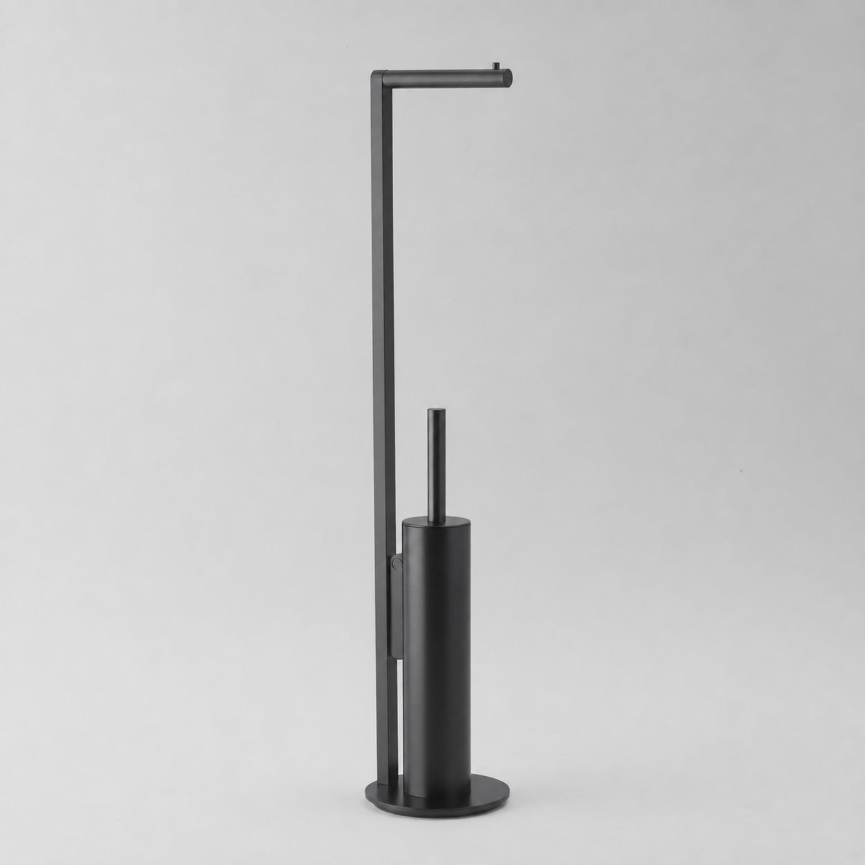 Decor-Walther SOHO SBK Standbürstengarnitur aus massivem Messing in Dark Metal matt PVD mit hochwertiger Verarbeitung und markanter Formensprache, Artikelnummer: 0681559