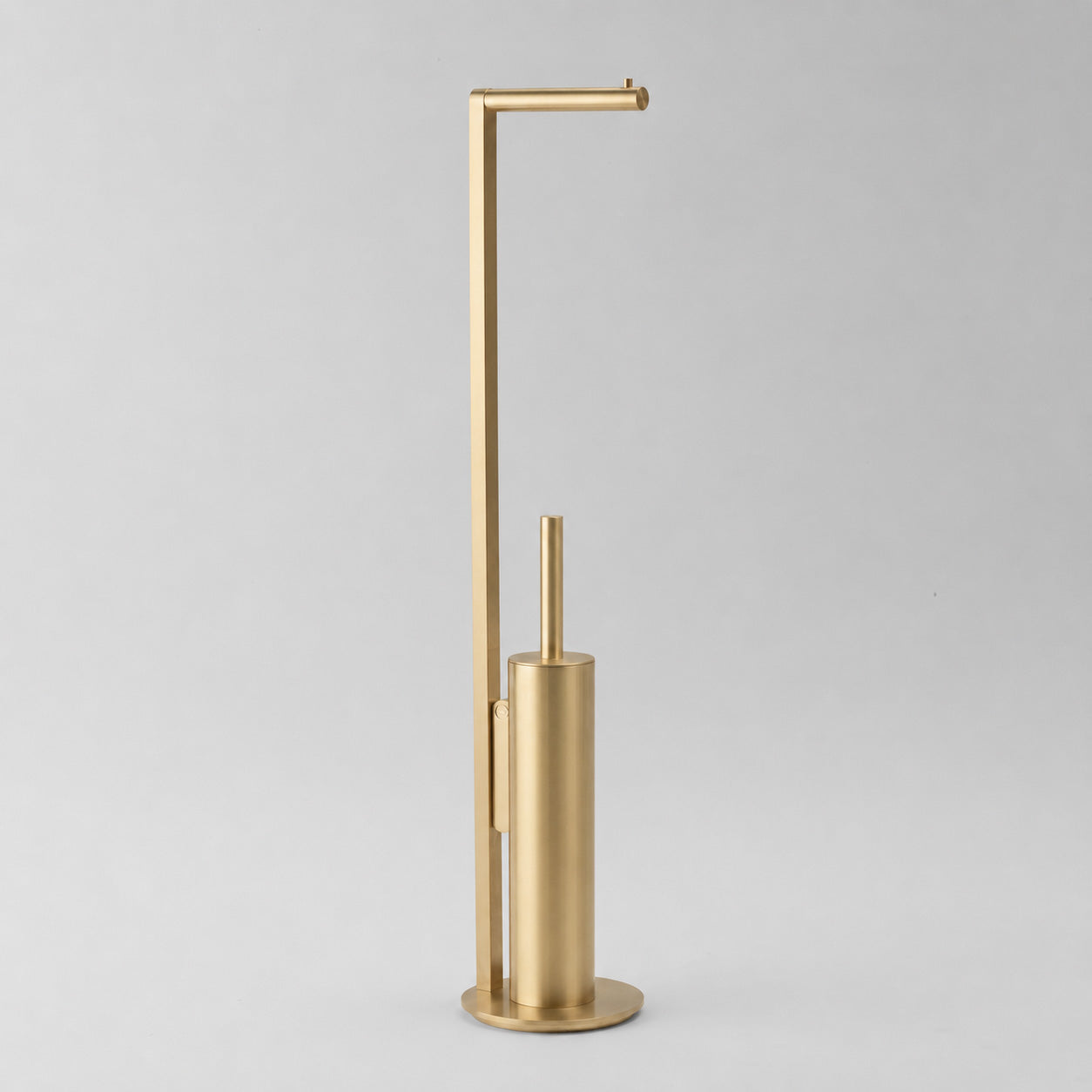 Decor-Walther SOHO SBK Standbürstengarnitur aus massivem Messing in Gold matt PVD mit hochwertiger Oberflächenveredelung, Artikelnummer: 0681582