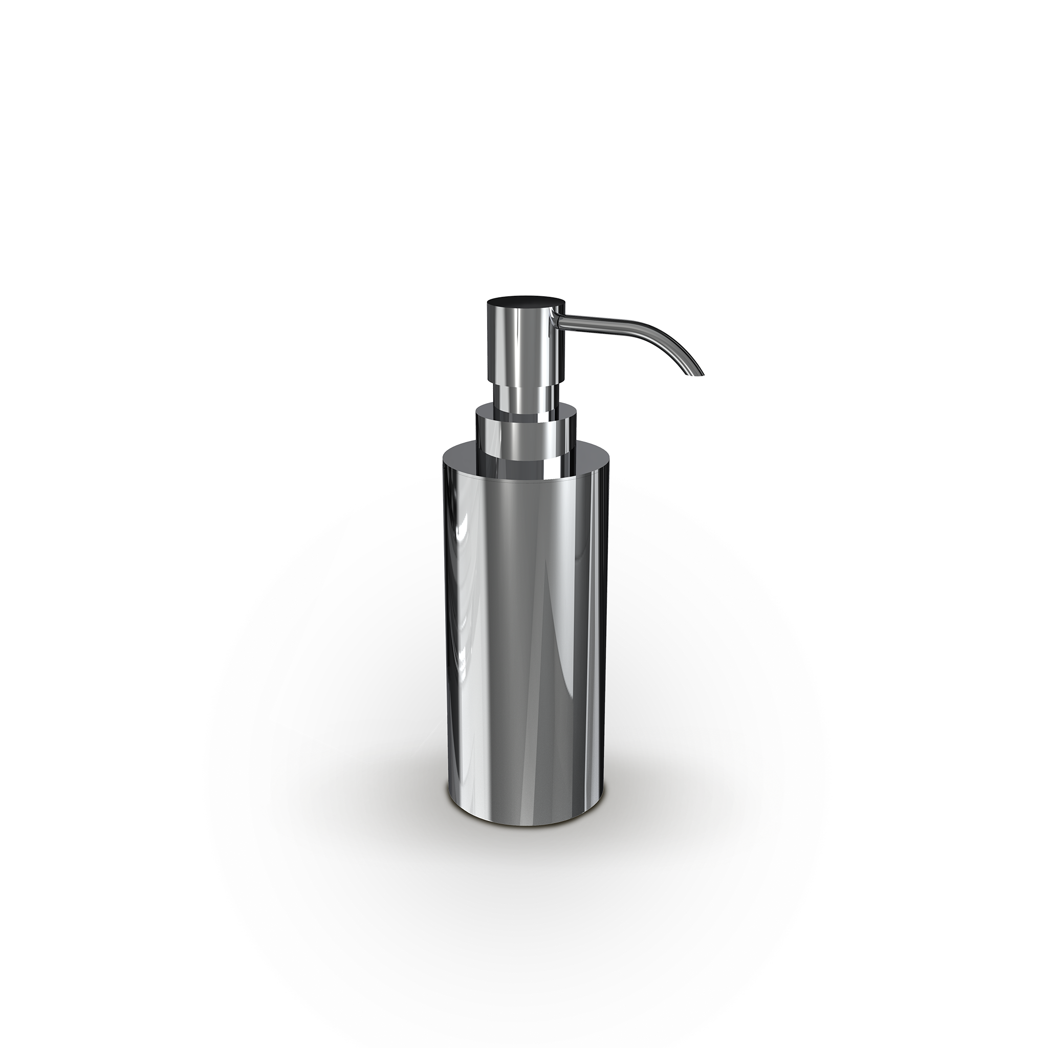 Decor-Walther SOHO SSP Standseifenspender aus Messing und Edelstahl in Chrom mit markanten Schraubdetails und 170 ml Füllmenge, Artikelnummer: 0680900