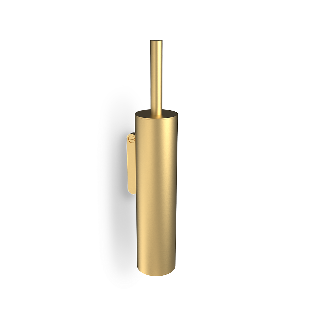 Decor-Walther SOHO WBG Wandbürstengarnitur aus massivem Messing in Gold matt PVD mit hochwertiger Oberflächenveredelung, Artikelnummer: 0681482