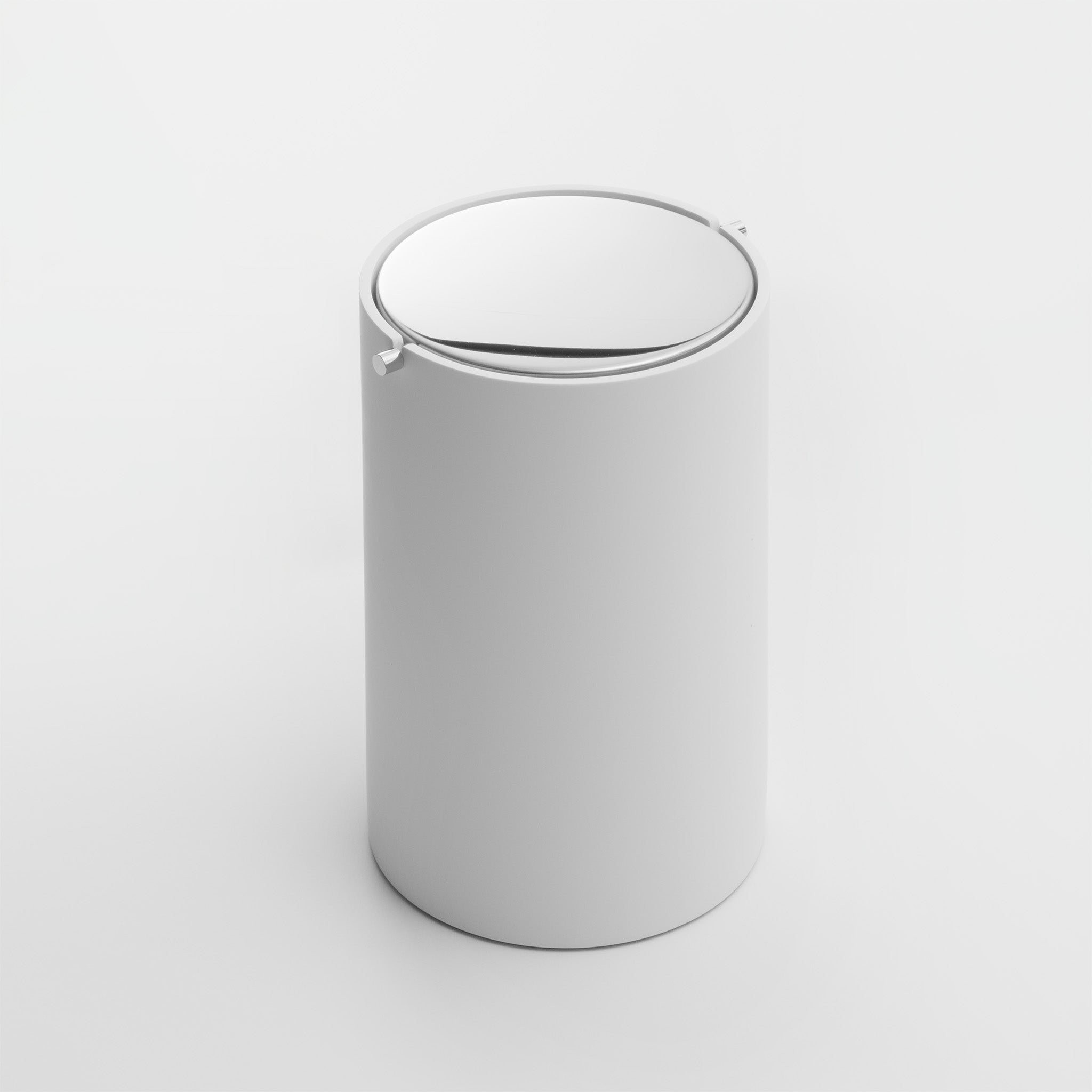 Cubo de baño con tapa abatible, 6,5 litros, Stone BEMD