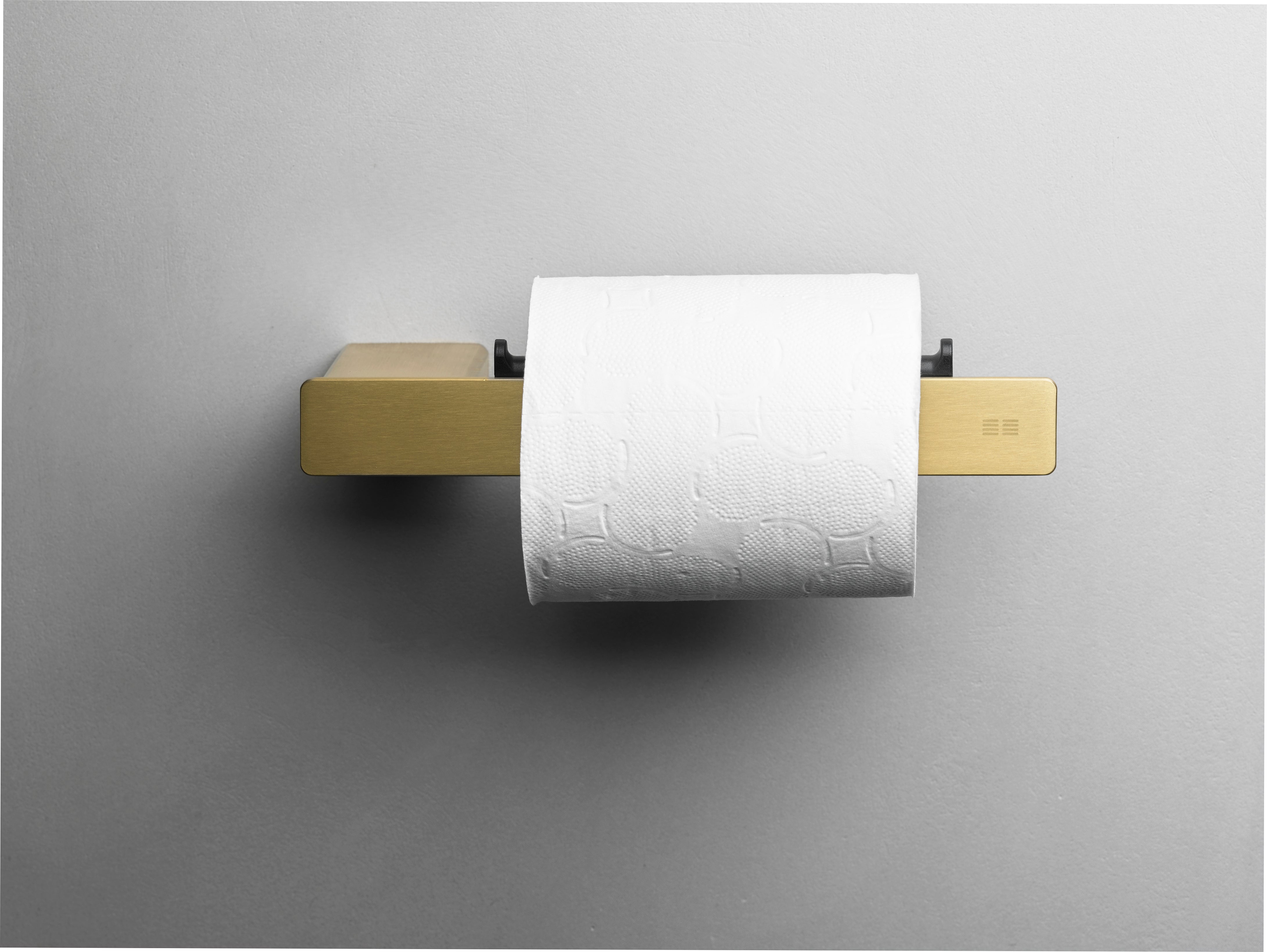 Unidrain Reframe toilet roll holder - brushed gold