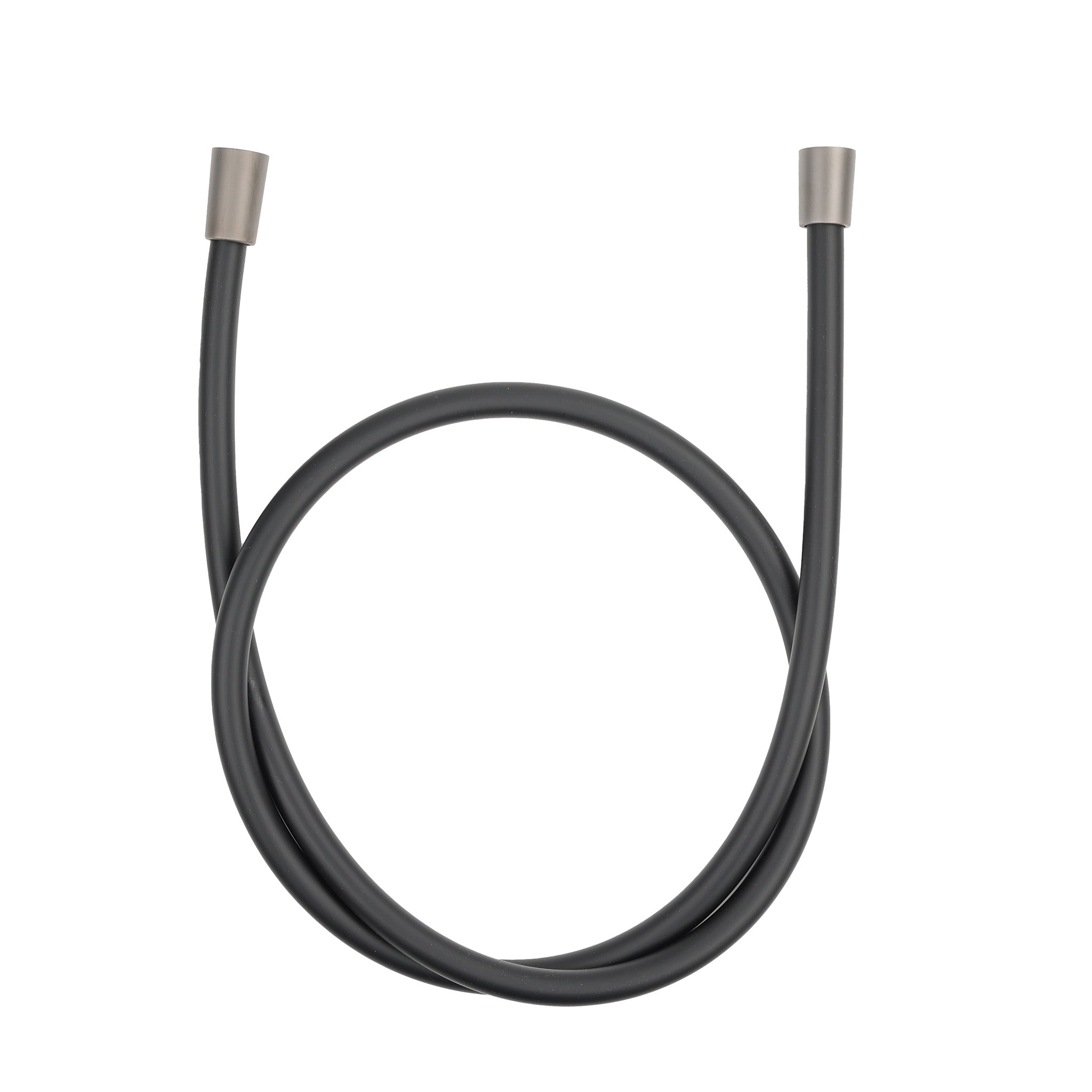 Fantini-Brauseschlauch-150cm-Gun Metal-gerollte Ansicht