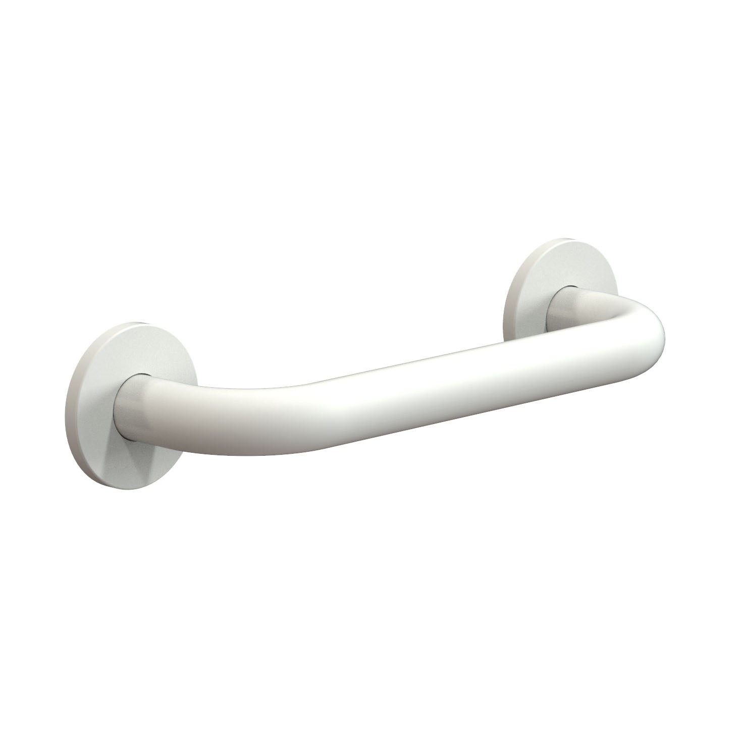 Minimalistischer Haltegriff in Weiß matt – sicherer Halt und modernes Design für das Badezimmer