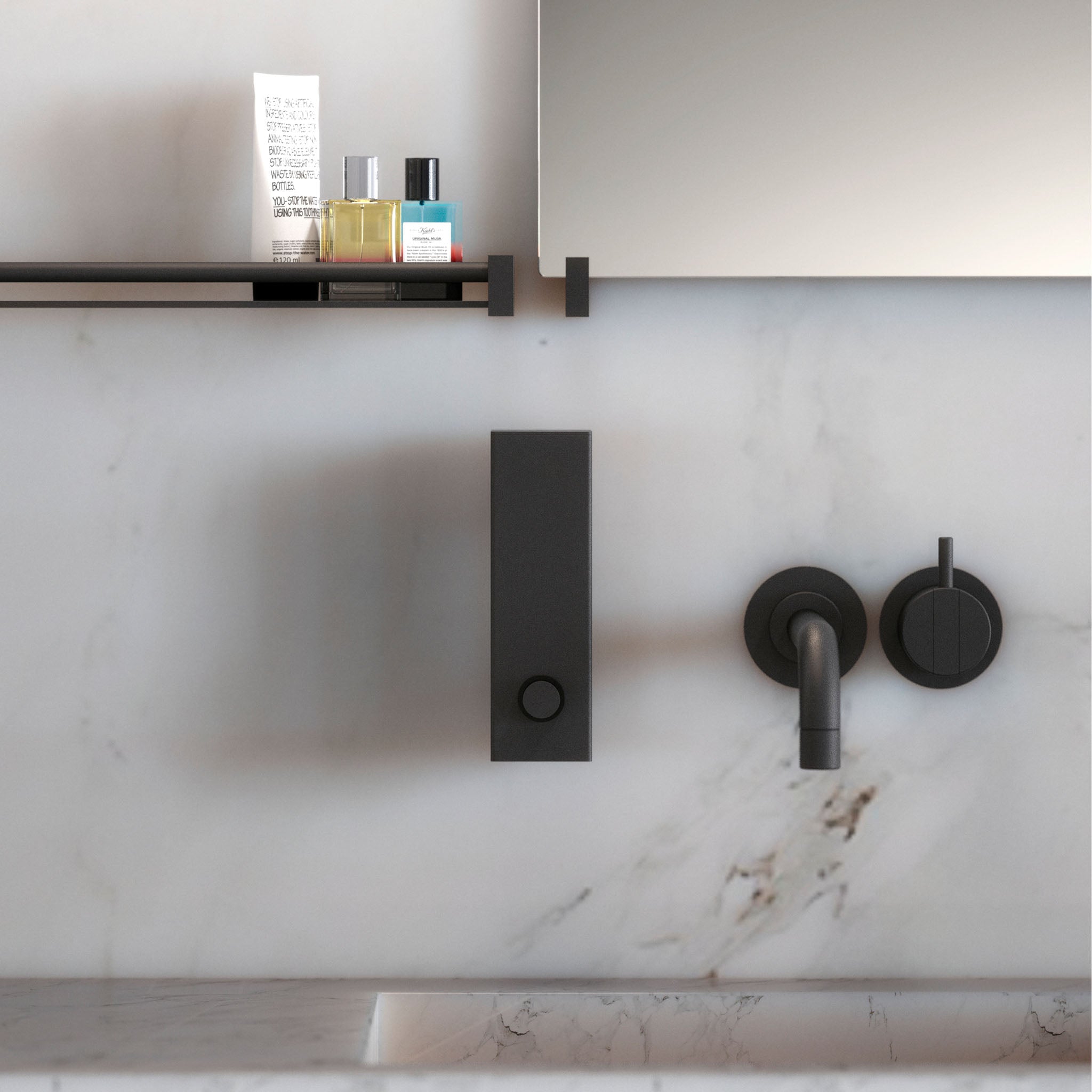 Dispensador de jabón cuadrado de pared Quadra 3045