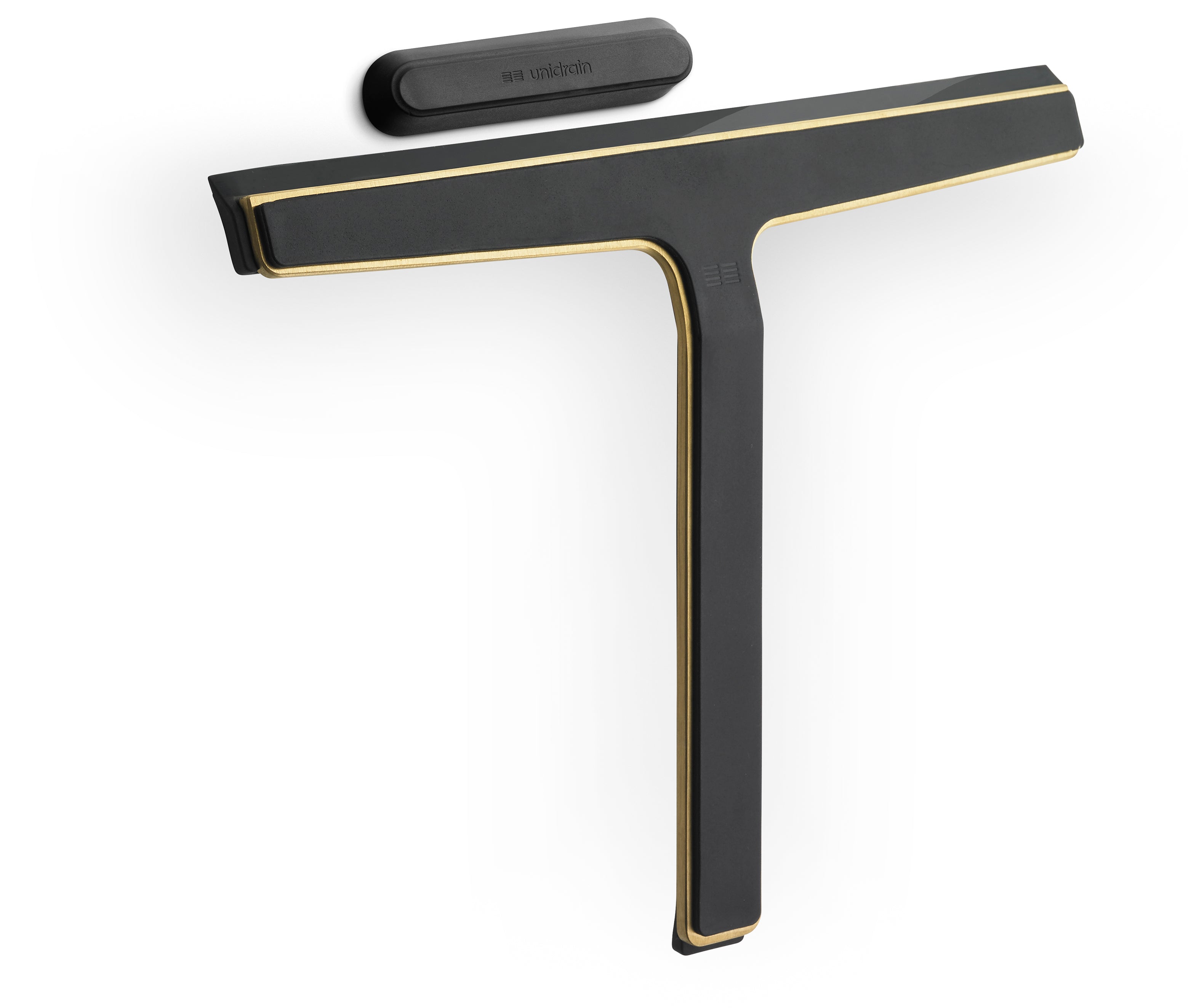 Unidrain Reframe shower squeegee - brushed gold
