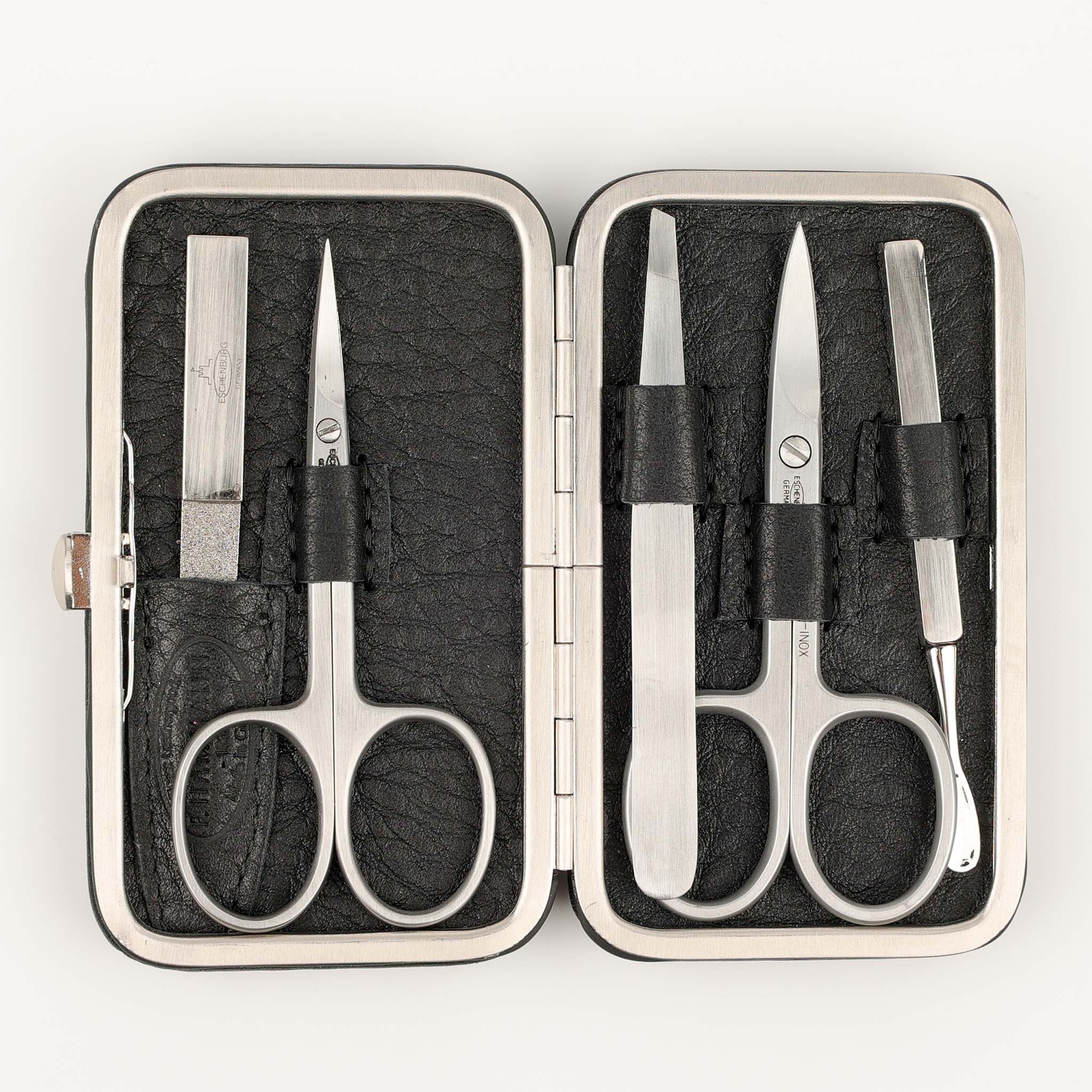 Ensemble de manucure en cuir, Frame M - 5 pièces