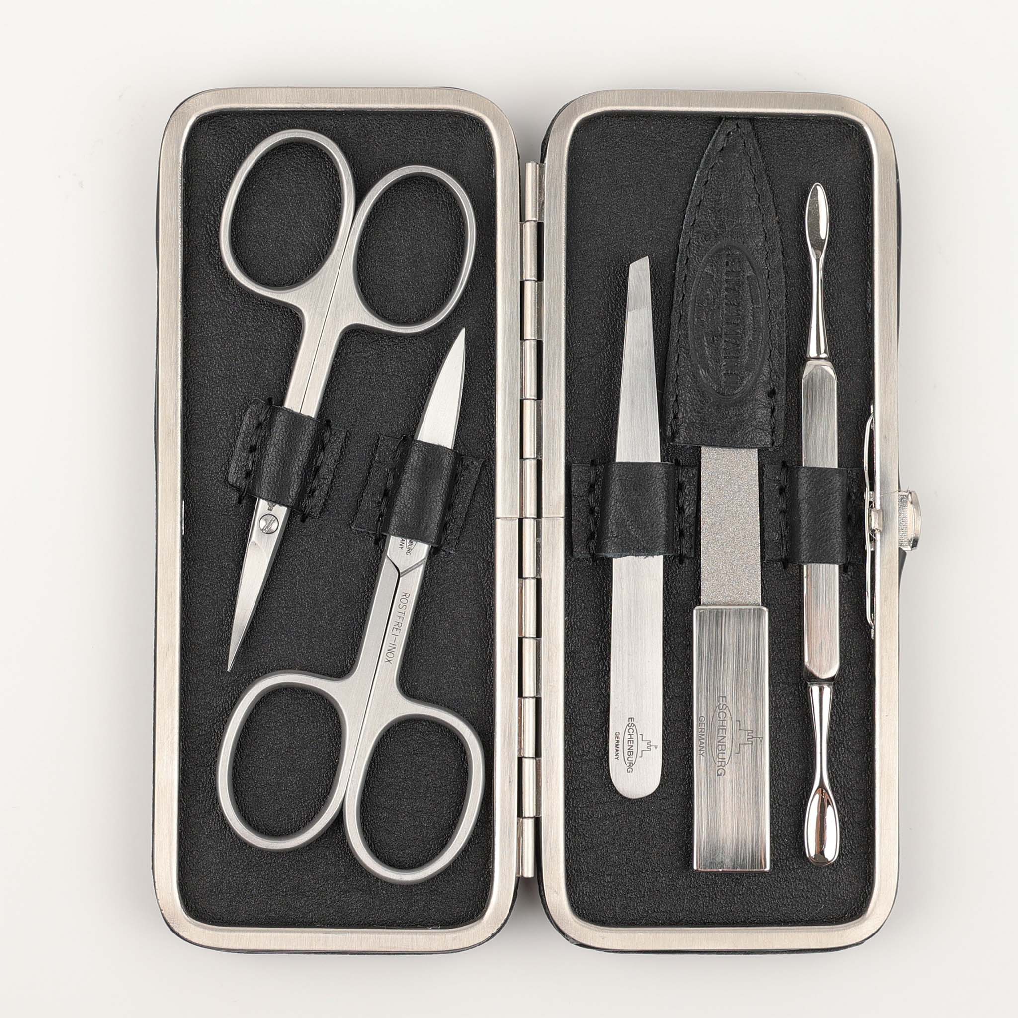 Ensemble de manucure en cuir, Frame L - 5 pièces