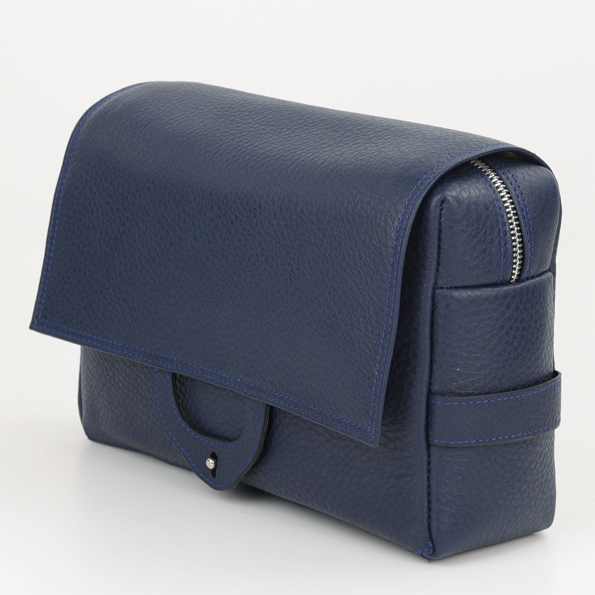 Trousse de toilette en cuir avec enrouleur, XL
