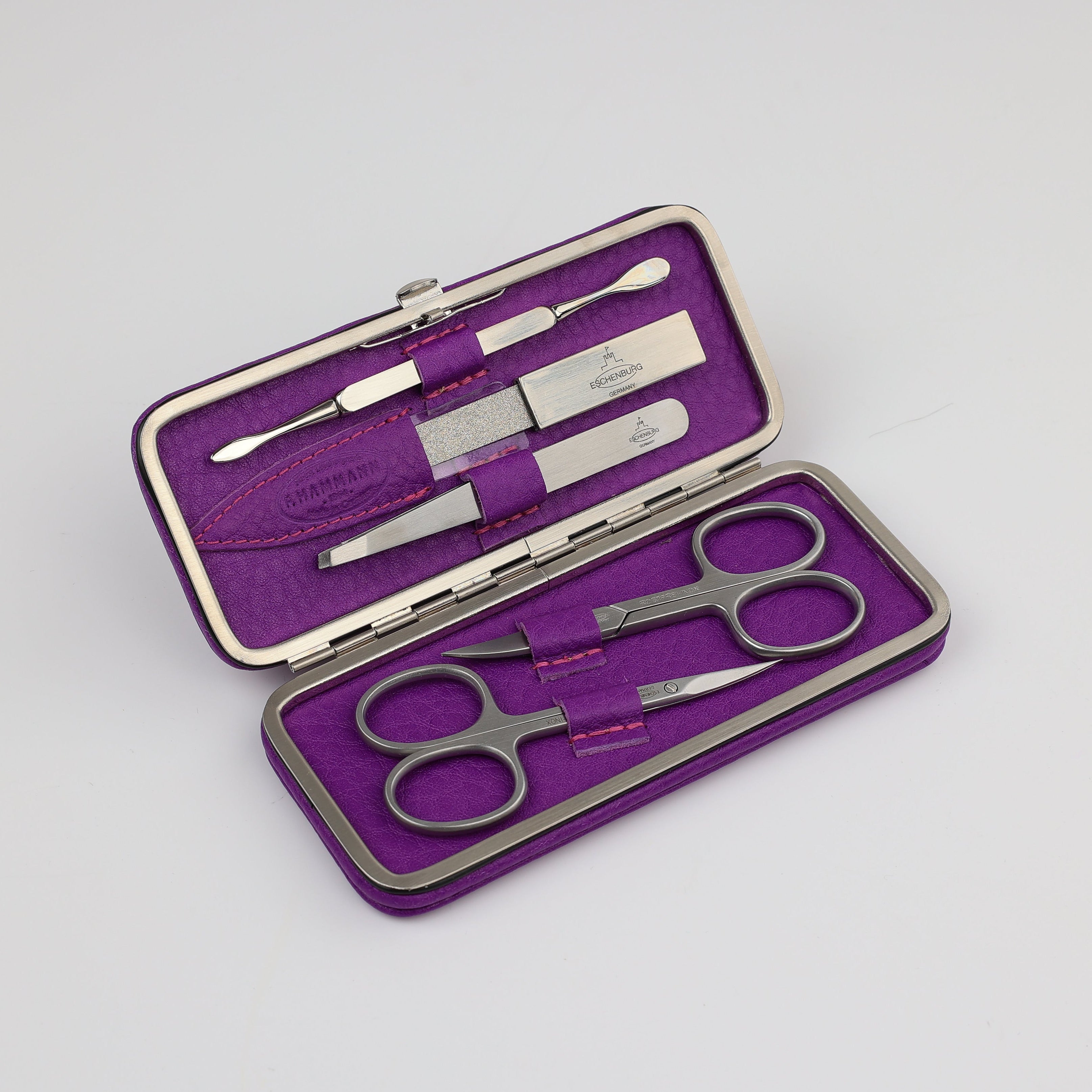 Ensemble de manucure en cuir, Frame L - 5 pièces
