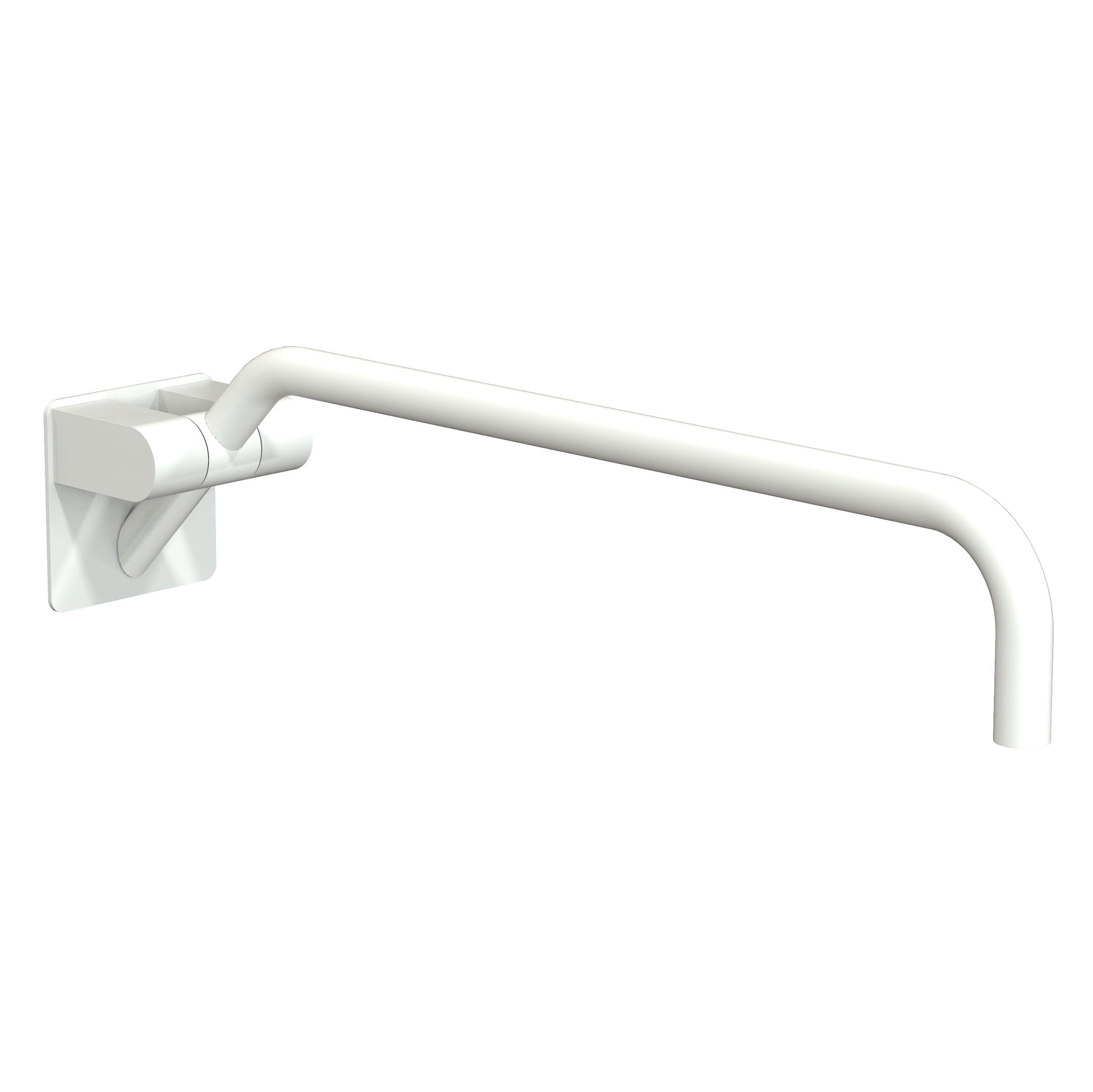 Frost Denmark Armlehne 1961 in Weiß matt – eleganter Haltegriff aus Edelstahl für sicheres und komfortables Sitzen im Bad oder WC.