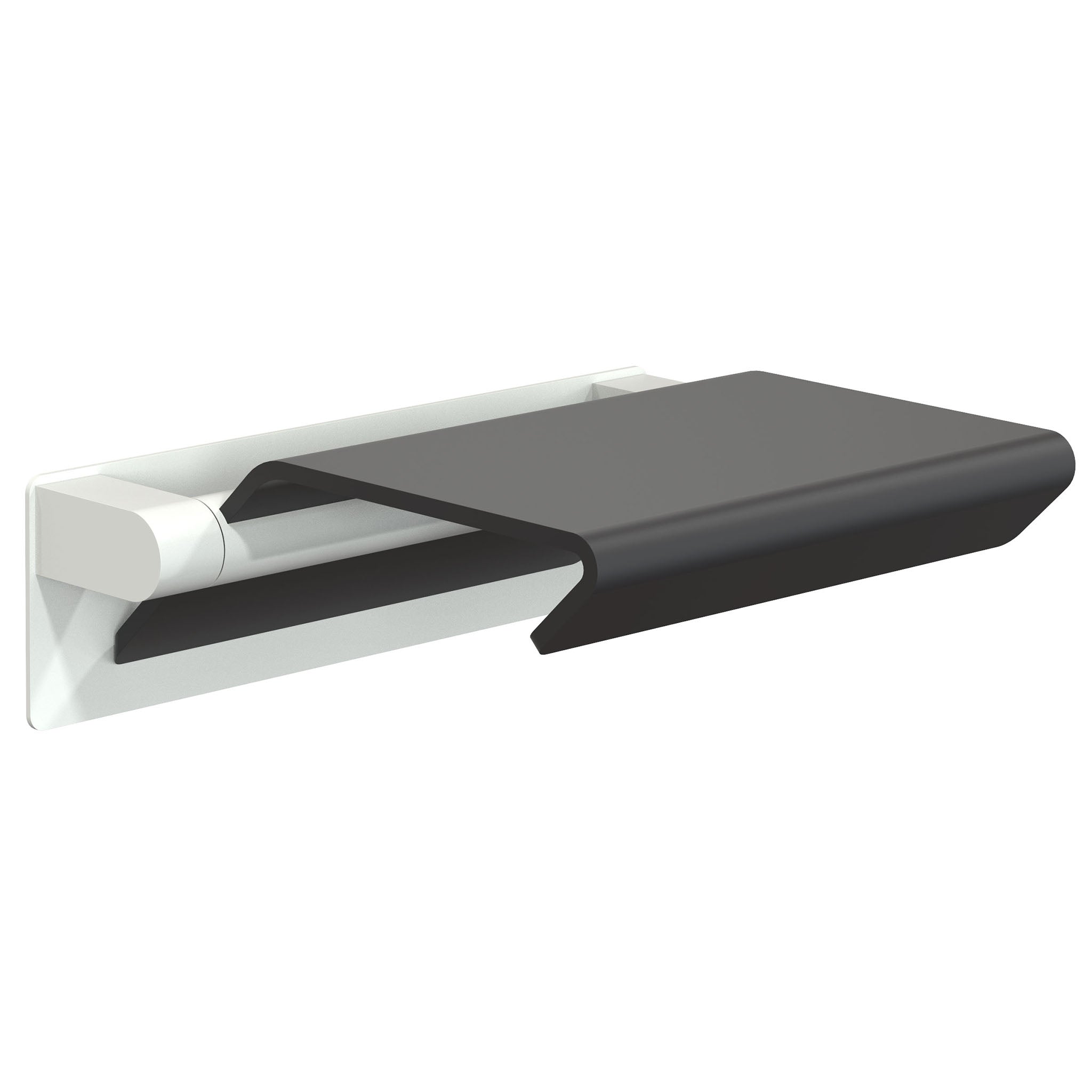 Frost Denmark Duschsitz 1963 in Weiß matt – platzsparender Klappsitz für barrierefreie Badezimmer in modernem, hygienischem Look.