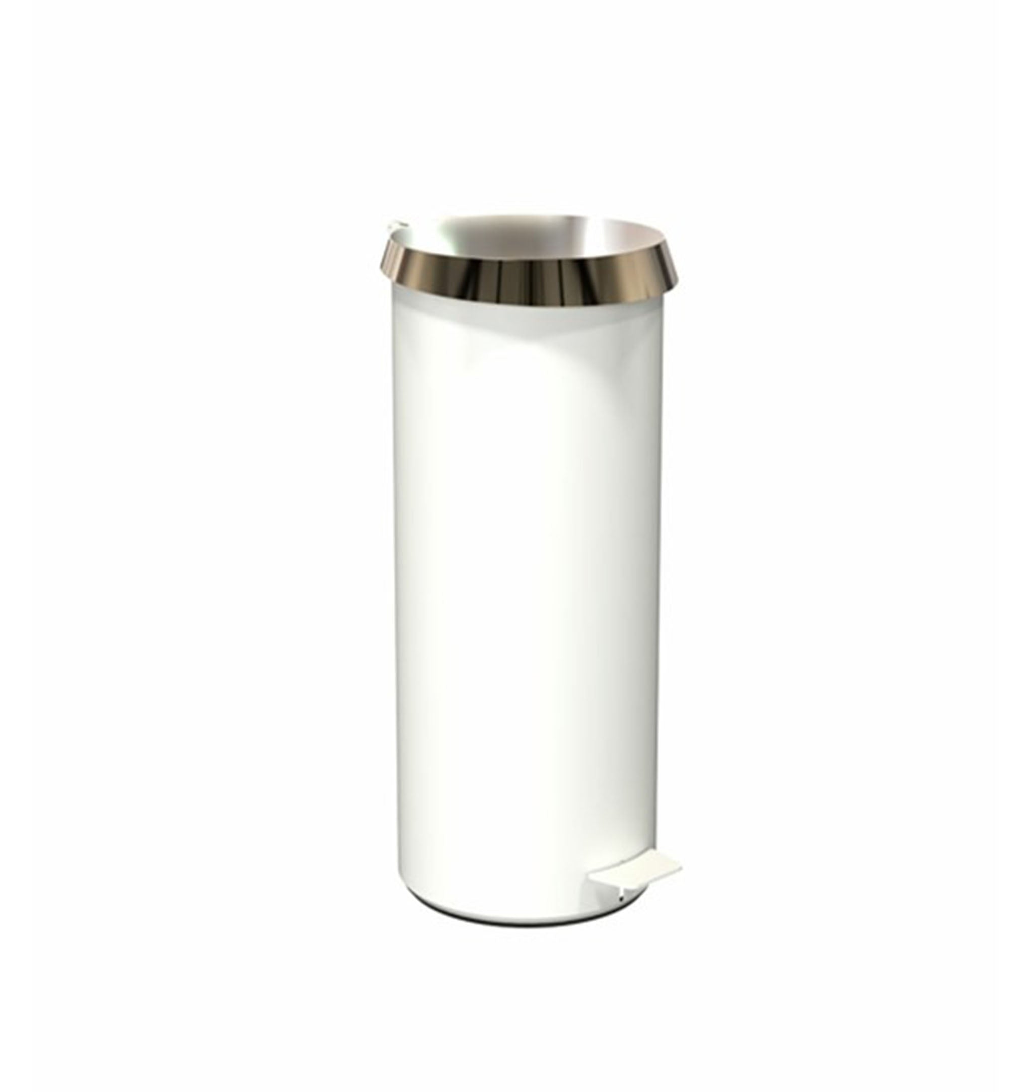 Luxuriöser Bad-Treteimer 15 Liter in Weiß-Gold – Nova2 Design von Frost Denmark