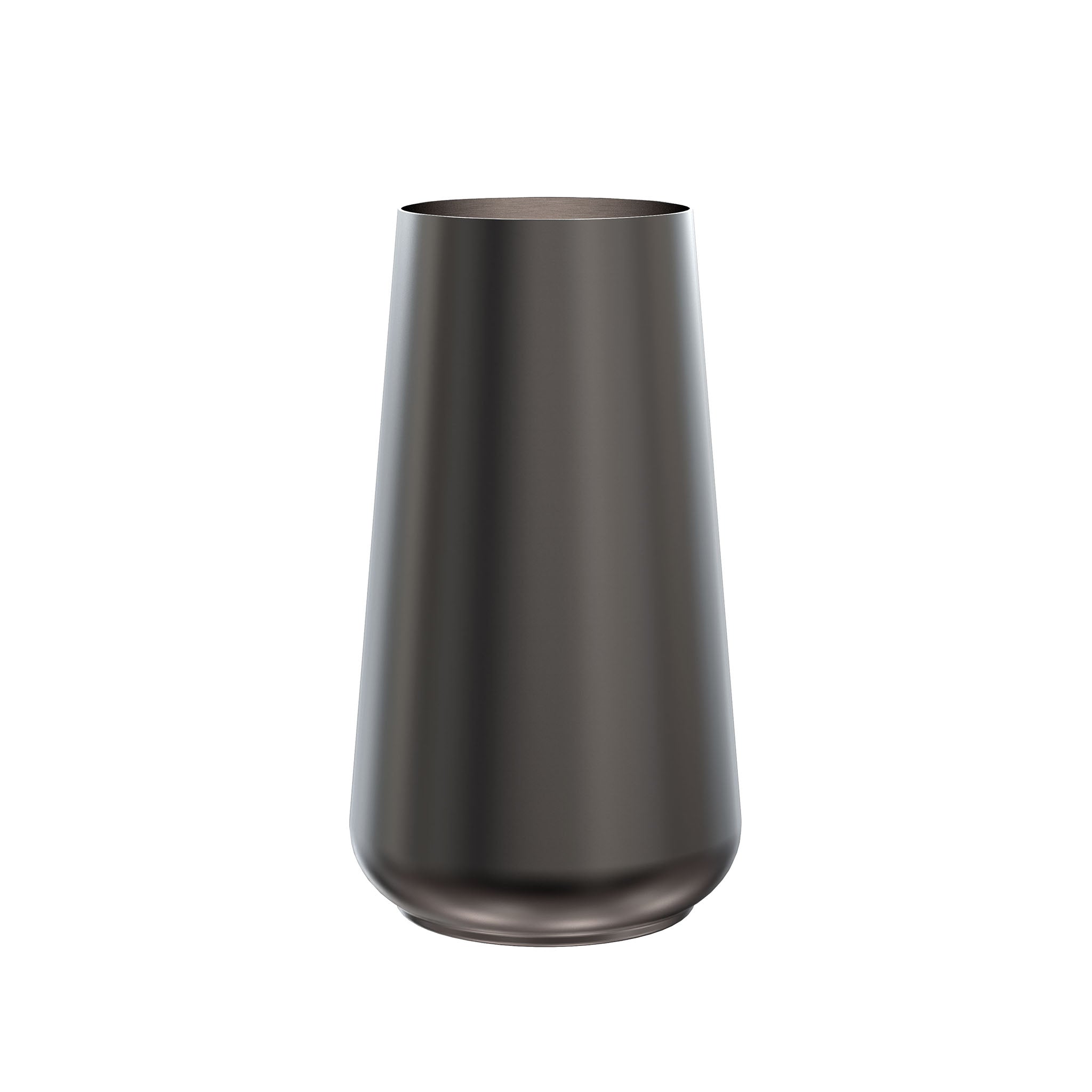 Exklusive Rondo Vase von Frost Denmark in gebürstetem Schwarz – puristisch, elegant und ausdrucksstark.