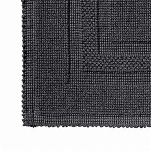 Pflegeleichte  Badematte GALA 70x120 von Rhomtuft mit edlem Rahmen und zeitlosem Design – ideal für moderne Badezimmer mit Fußbodenheizung