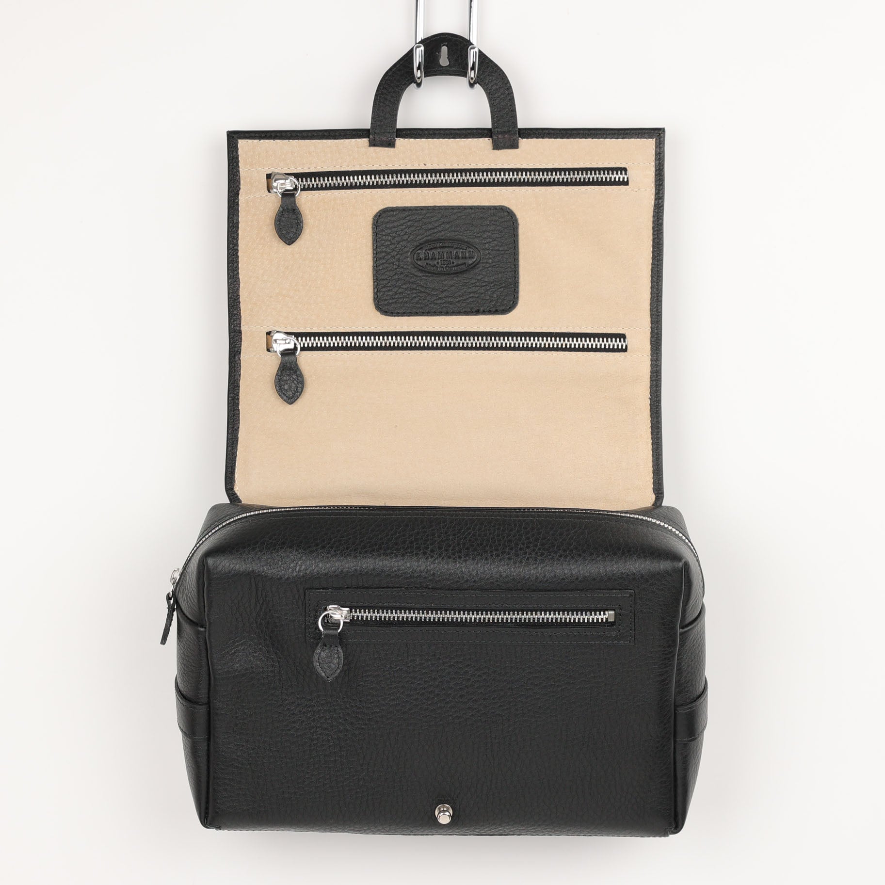 Trousse de toilette roulante - noire