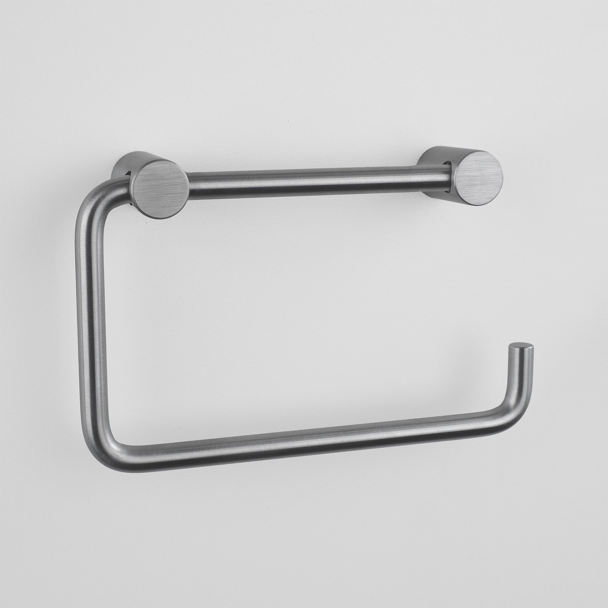 Vola Rollenhalter in gebürstetem Edelstahl ohne Wandplatte – klare Linien, Artikelnummer T12-BP-40