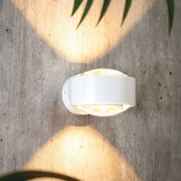 Top Light Puk Maxx Wall LED-Wandlampe in Weiß matt - dimmbares Design für Bad und Wohnzimmer, moderner Wandspot mit individuell anpassbarem Lichtkegel