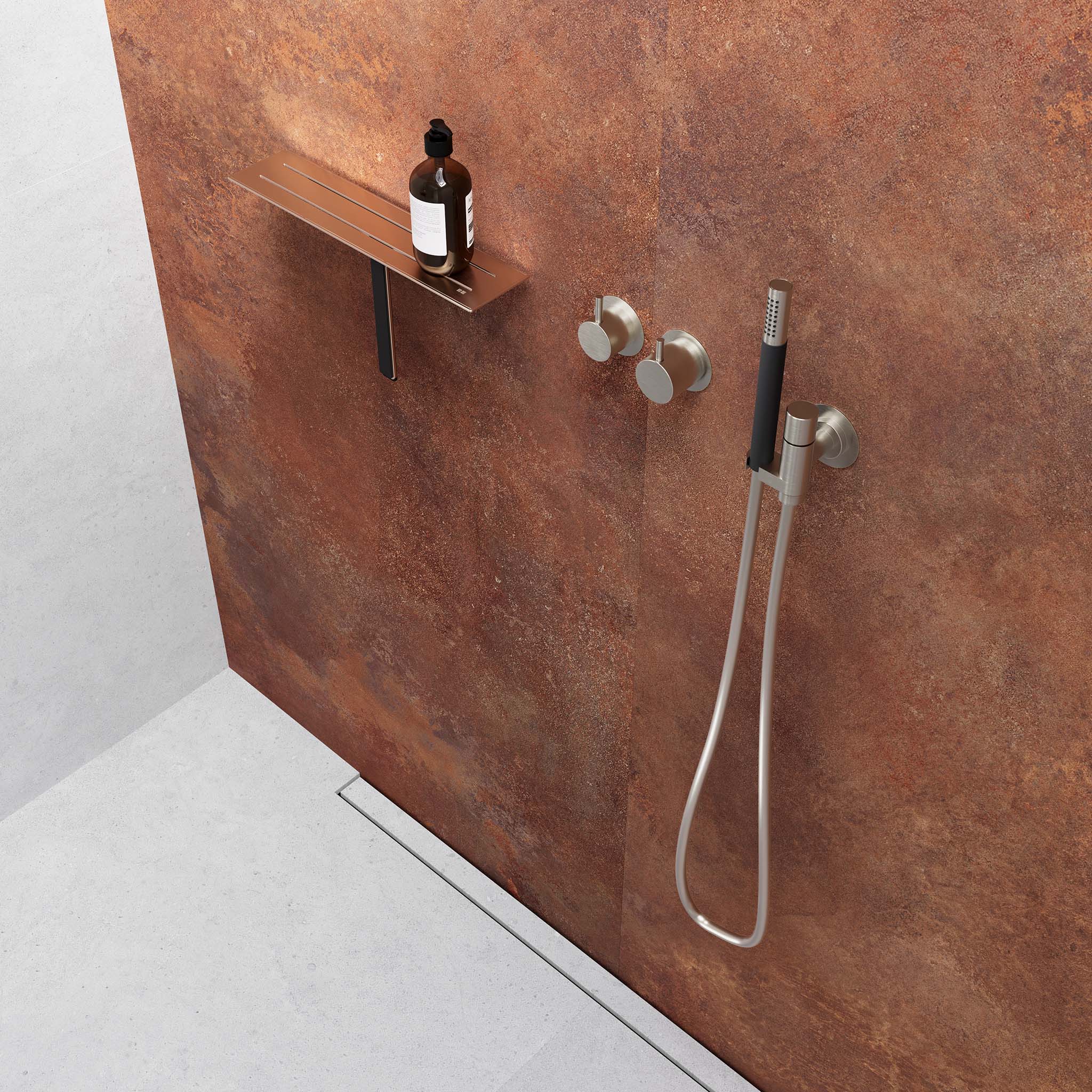 Shower shelf & squeegee set Reframe