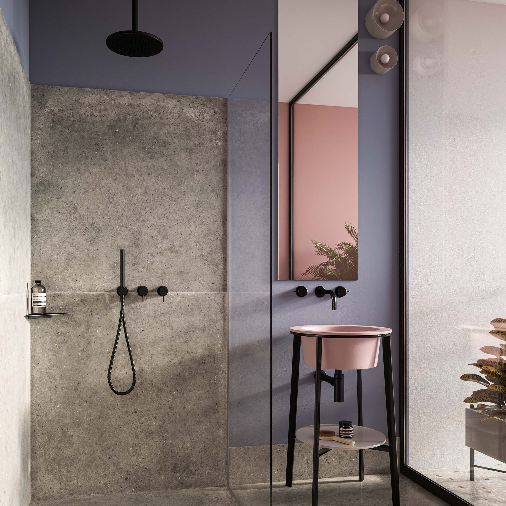 Corner shower shelf Reframe