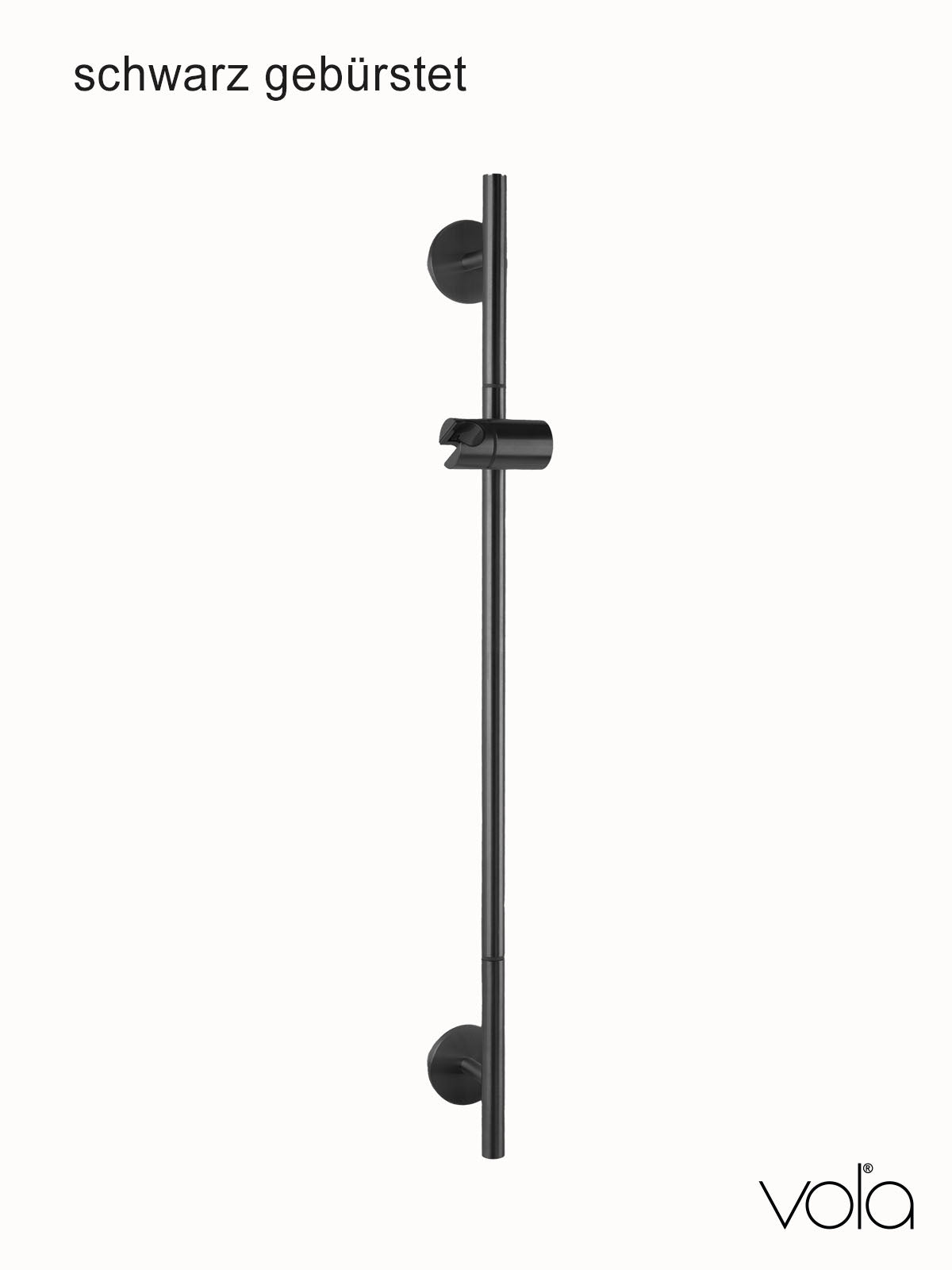 Vola shower bar T65-T60-61 brushed black PVD