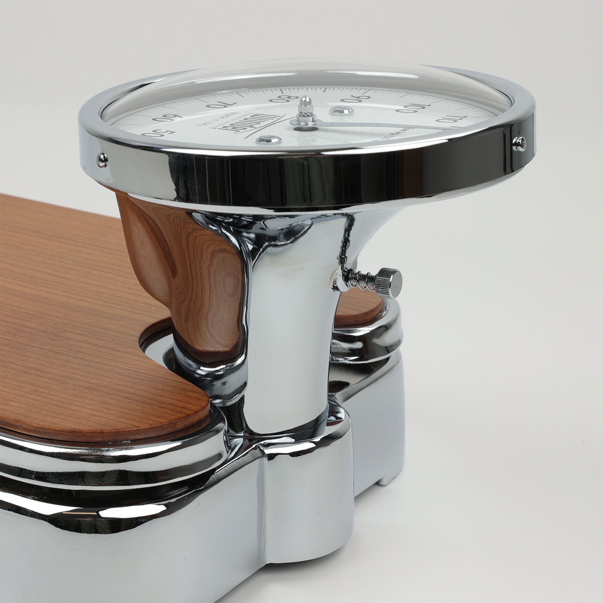 Wunder Personenwaage n° 960 - Cerisier / Chrome