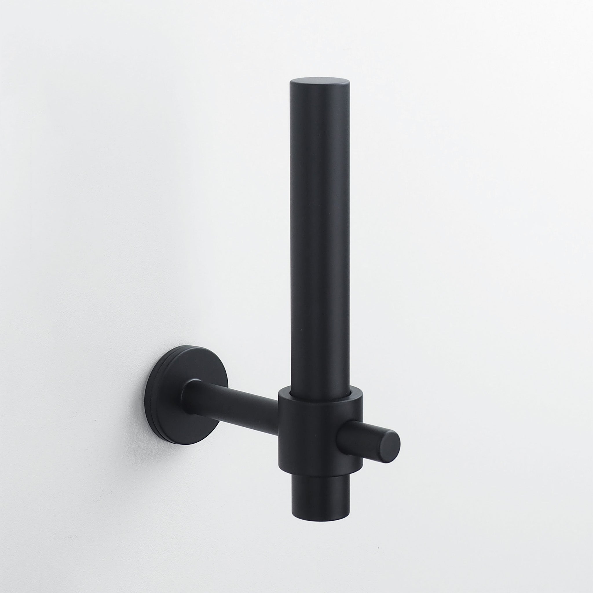 Vola WC-Rollenhalter Schwarz matt – moderner Ersatzpapierhalter für Toilettenpapier, puristisches Badzubehör.