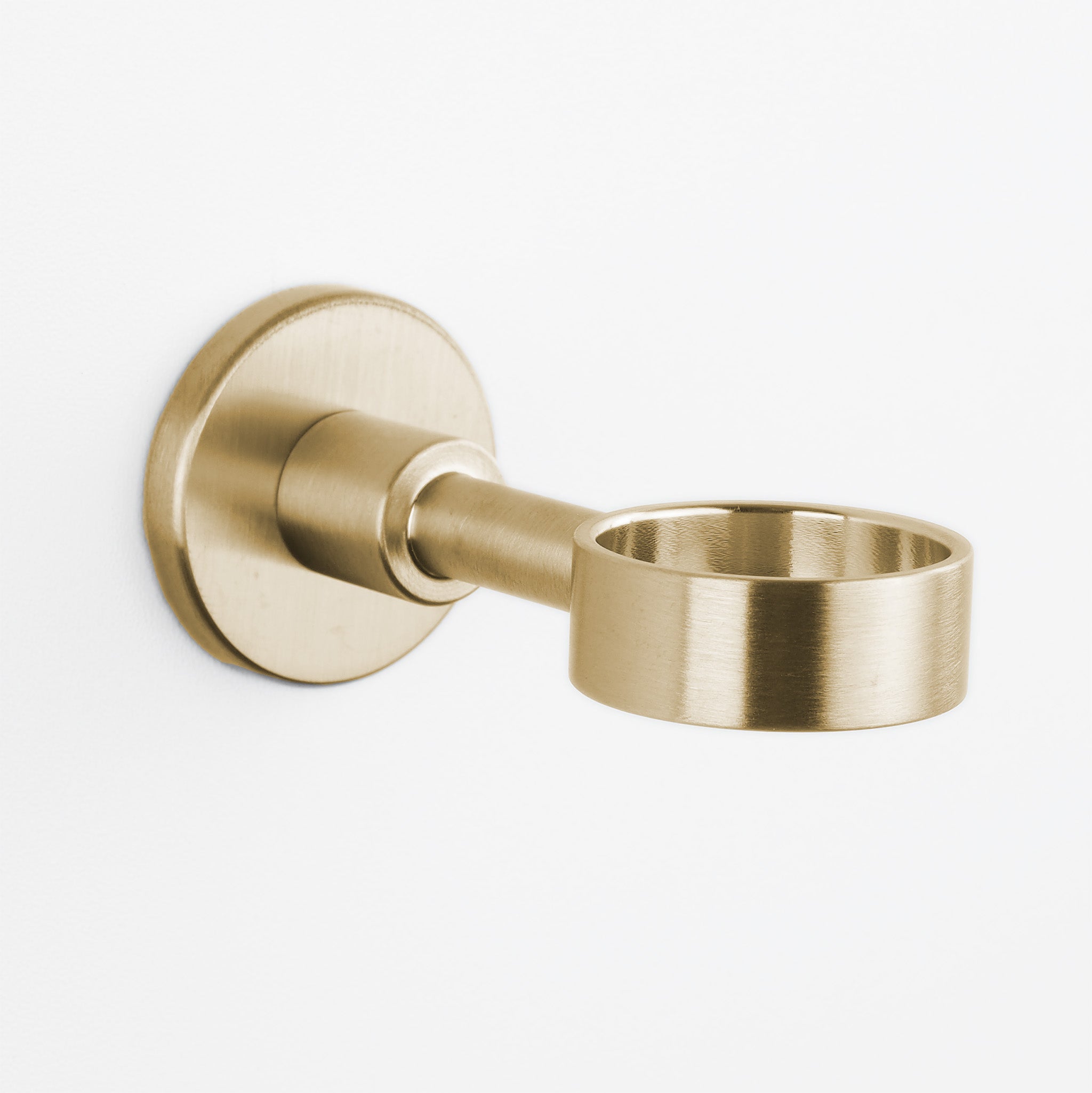 Handtuchring in gebürstetem Gold, exklusiver Bad-Handtuchhalter für Gäste-WC und Badezimmer.