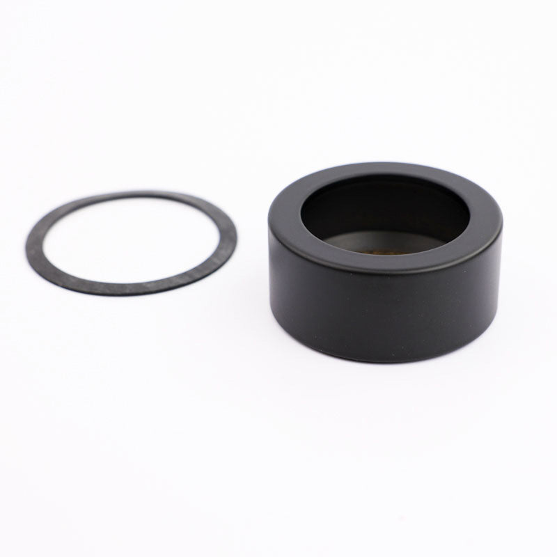 Vola Zwischenring VR1795 in Schwarz matt – passender Adapter für Ablaufventile A62 und A63F.