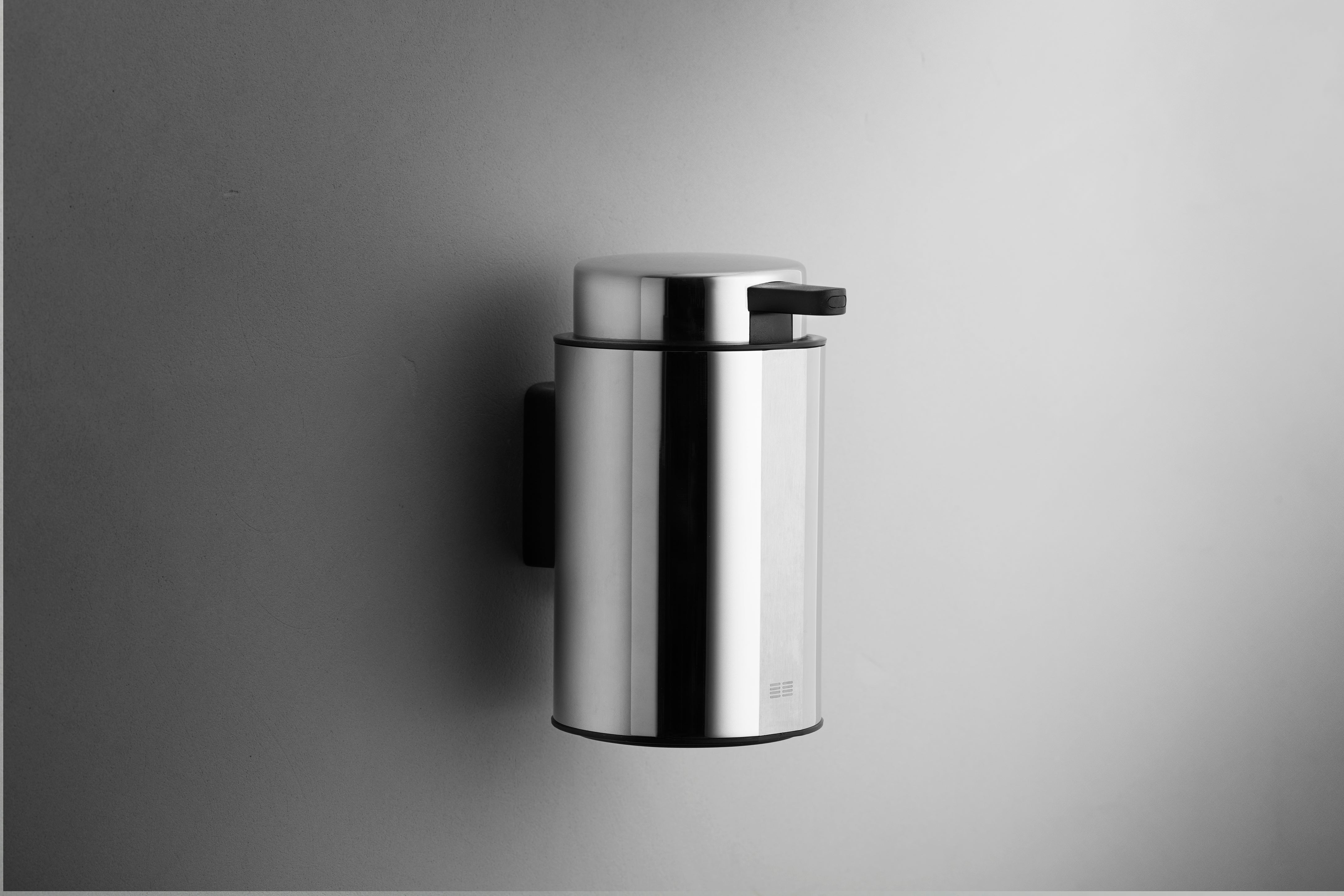 Unidrain Reframe wall soap dispenser - hand polished