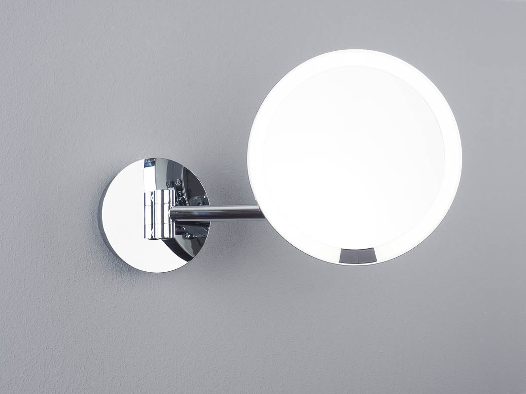 chrom, 5 fach, LED - Kosmetikspiegel - Wandspiegel